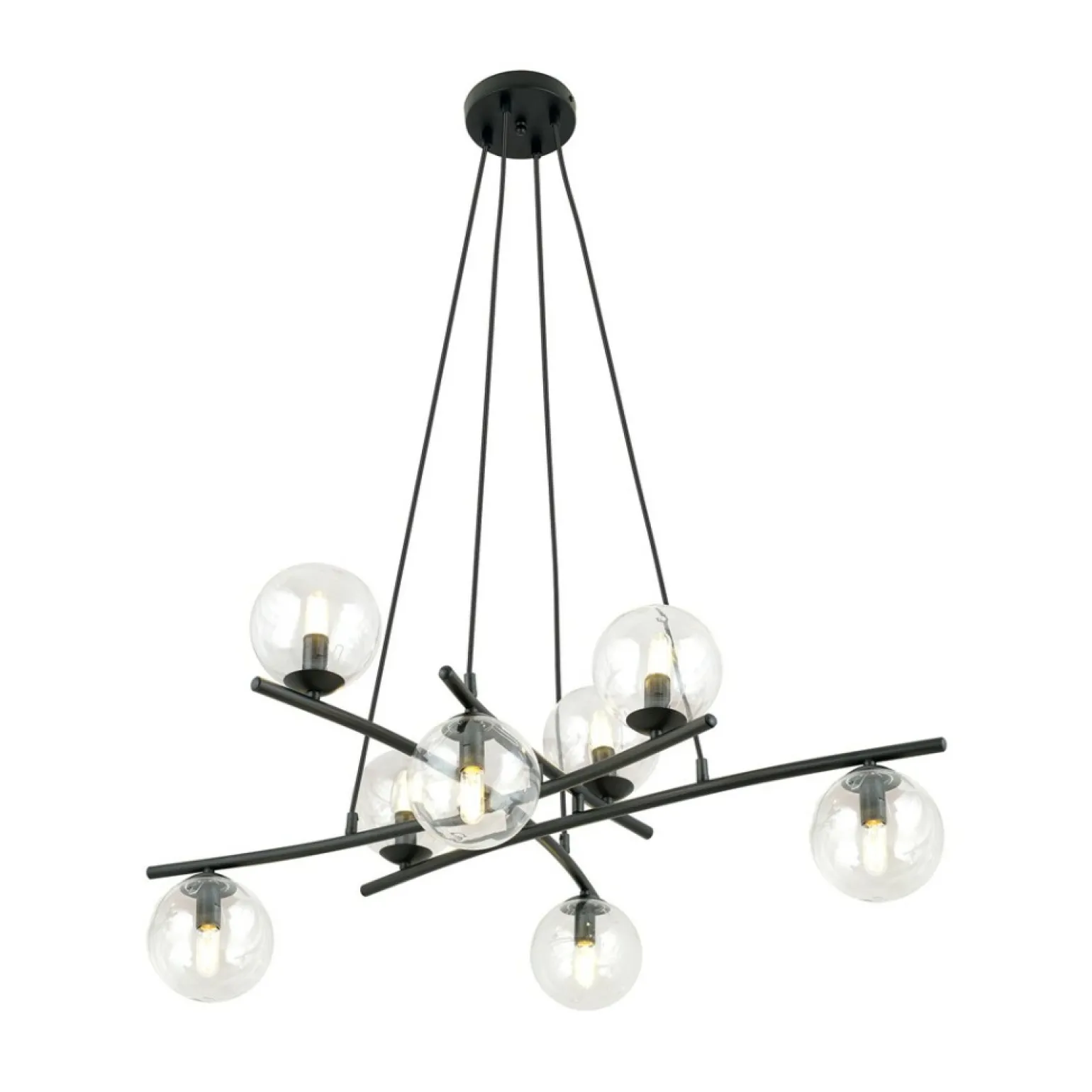 Best Sale Lampa wisząca dająca dużo światła, na 8 żarówek 1202/8 z serii ESSA Żyrandole Nowoczesne