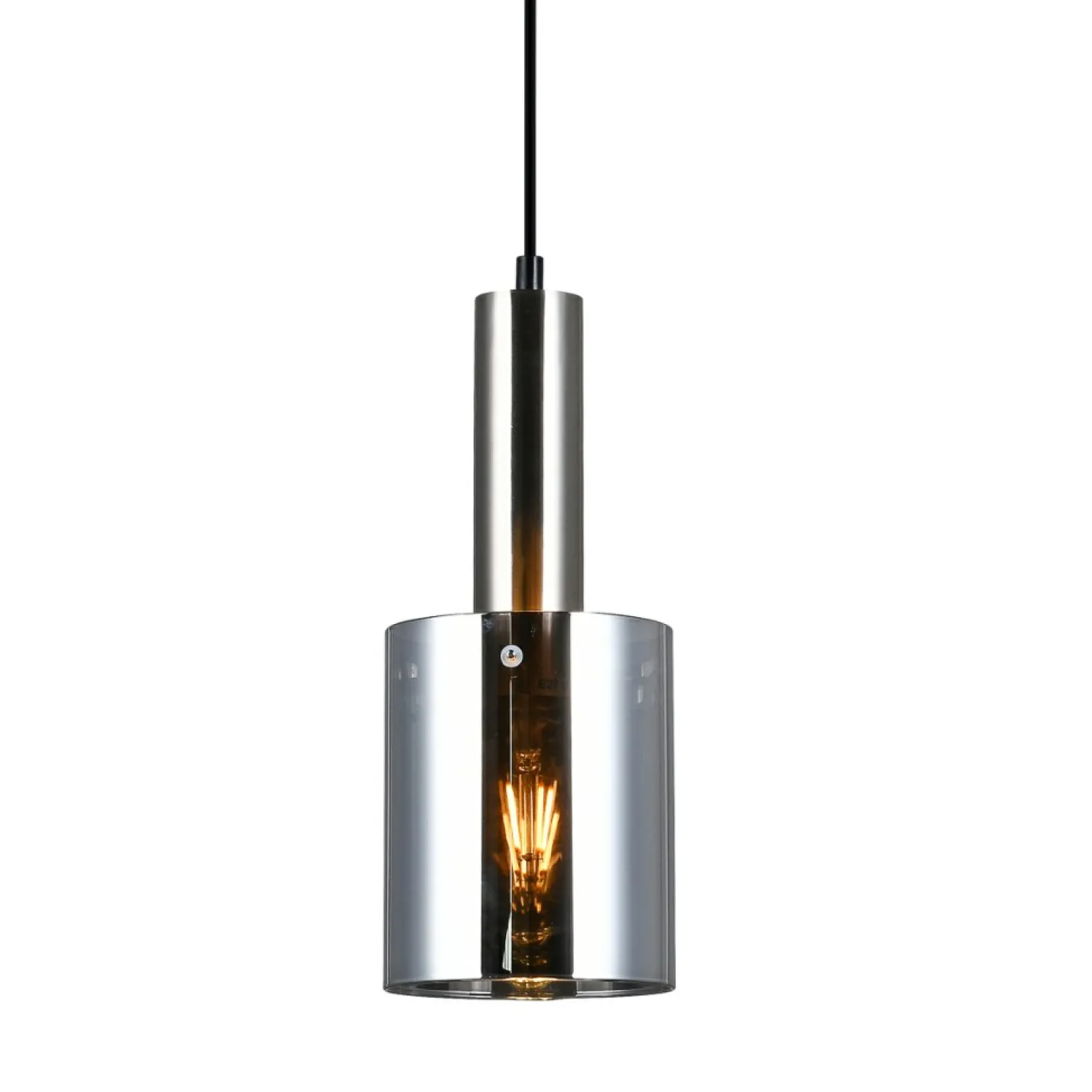 Cheap Lampa wisząca do loftowej kuchni PND-5581-1-SC+SG SARDO | Kaja Żyrandole Nowoczesne