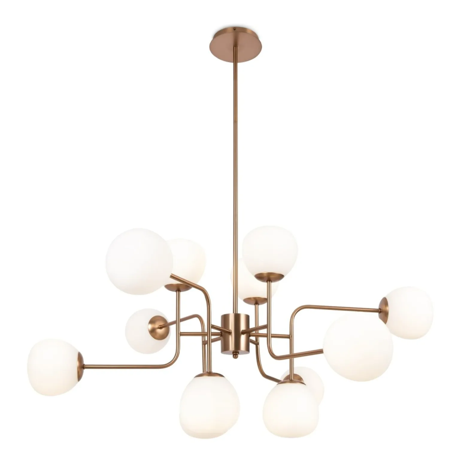 Shop Lampa wisząca do oświetlenia dużego pokoju MOD221PL-12G z serii ERICH Żyrandole Nowoczesne
