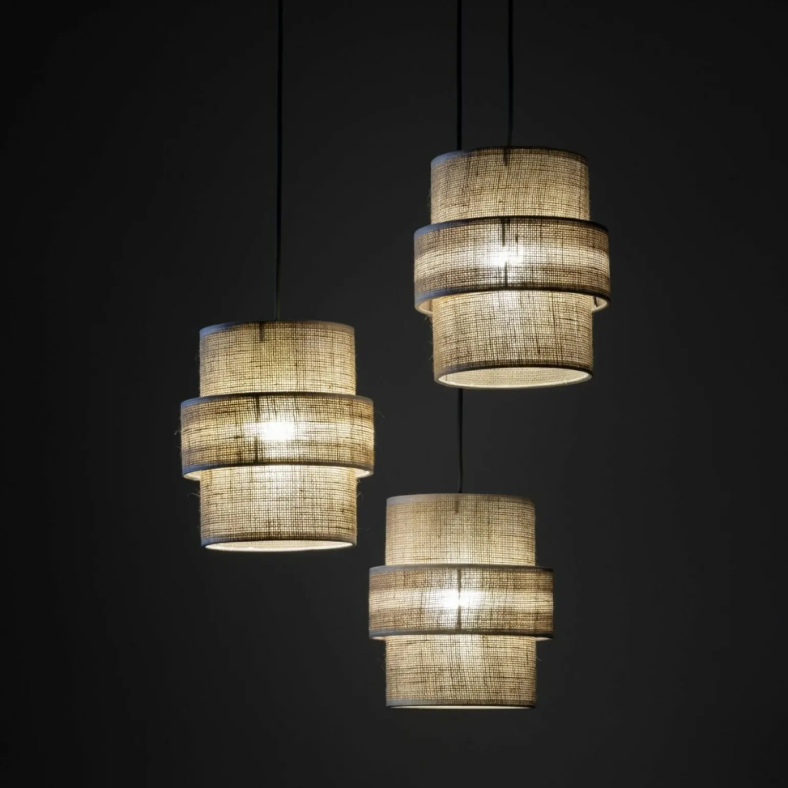 Outlet Lampa wisząca do sypialni w stylu boho TK 6098 CALISTO JUTA | Kaja Żyrandole Nowoczesne