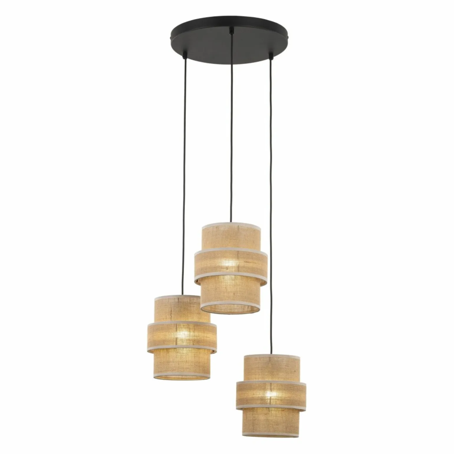 Outlet Lampa wisząca do sypialni w stylu boho TK 6098 CALISTO JUTA | Kaja Żyrandole Nowoczesne