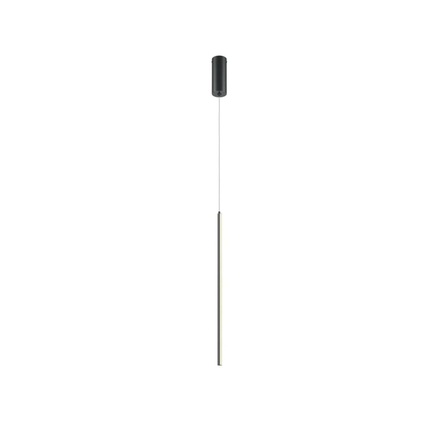 Outlet Lampa wisząca, długa tuba, do kuchni MOD246PL-L12BK z serii HALO Żyrandole Nowoczesne