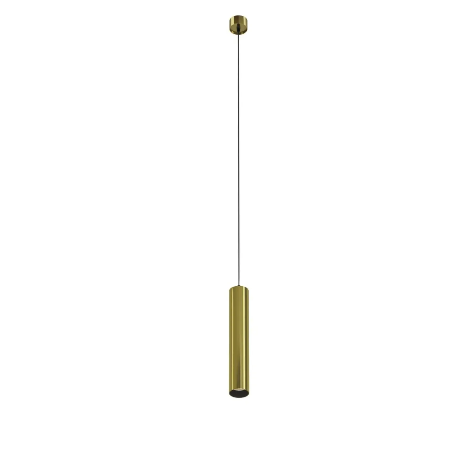 New Lampa wisząca, długa tuba LED 12W P072PL-L12W3K-BS z serii FOCUS LED Żyrandole Nowoczesne