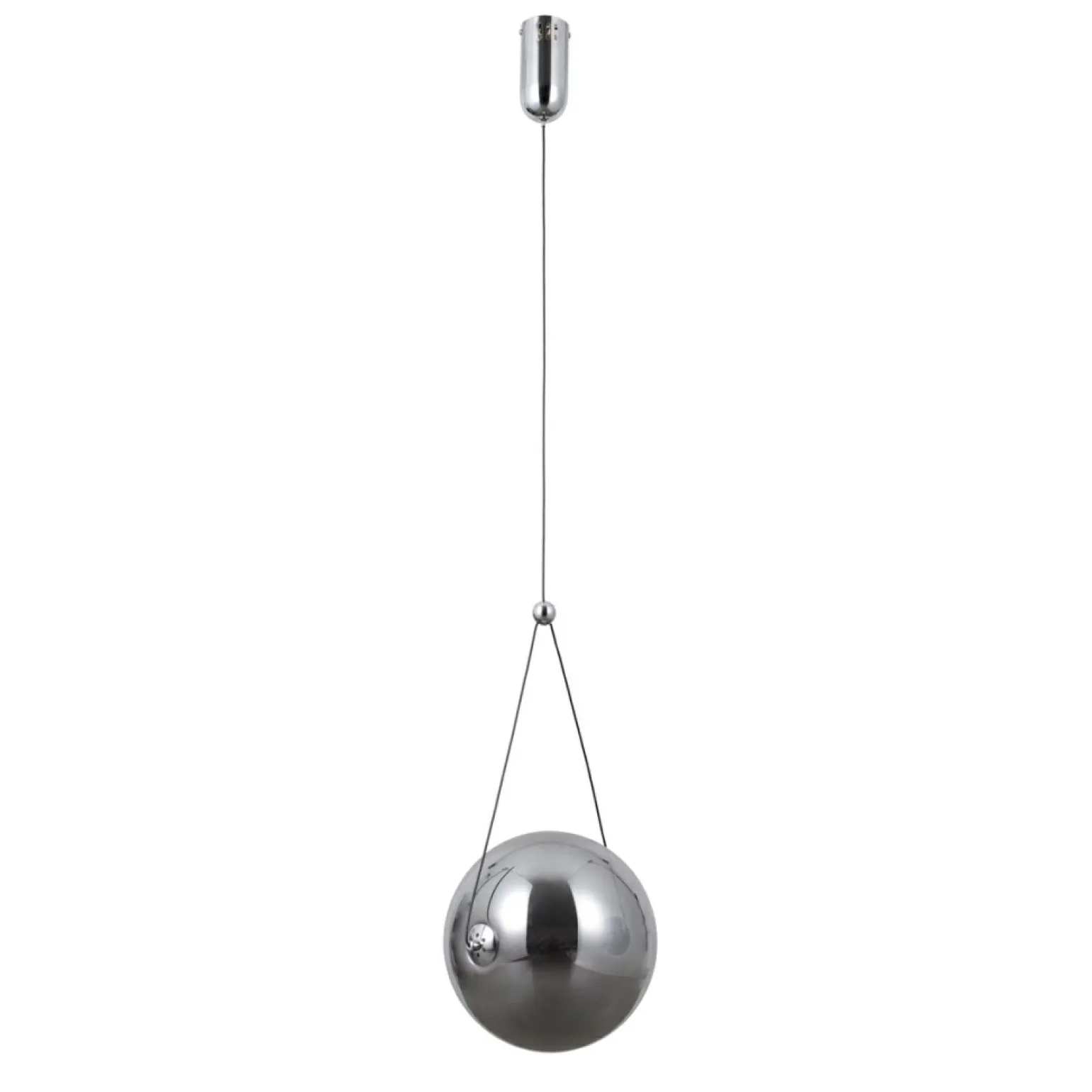 Flash Sale Lampa wisząca, kula, wbudowany LED PND-34361-L-CH-SG z serii RASTIA Żyrandole Nowoczesne
