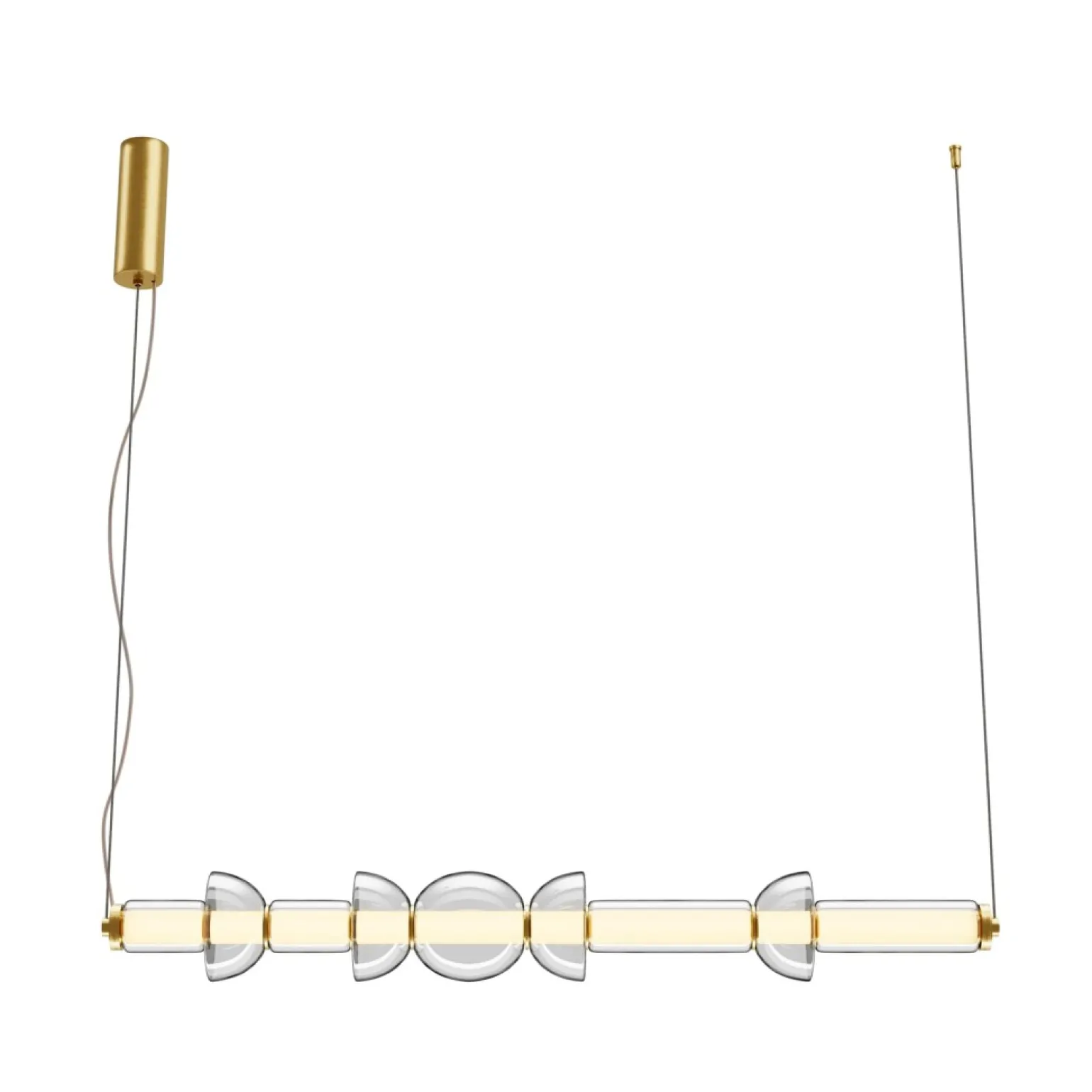 Discount Lampa wisząca LED, nad stół w jadalni MOD210PL-L39BS3K z serii COSMO Żyrandole Nowoczesne