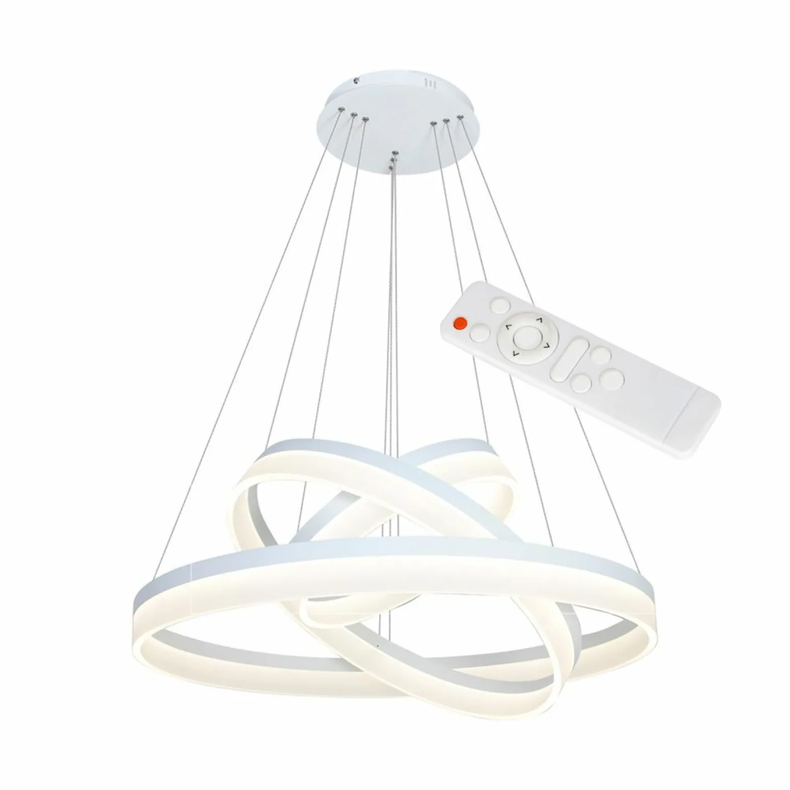 Sale Lampa wisząca LED obręcze sterowane pilotem ML4080 RING | Kaja Żyrandole Nowoczesne