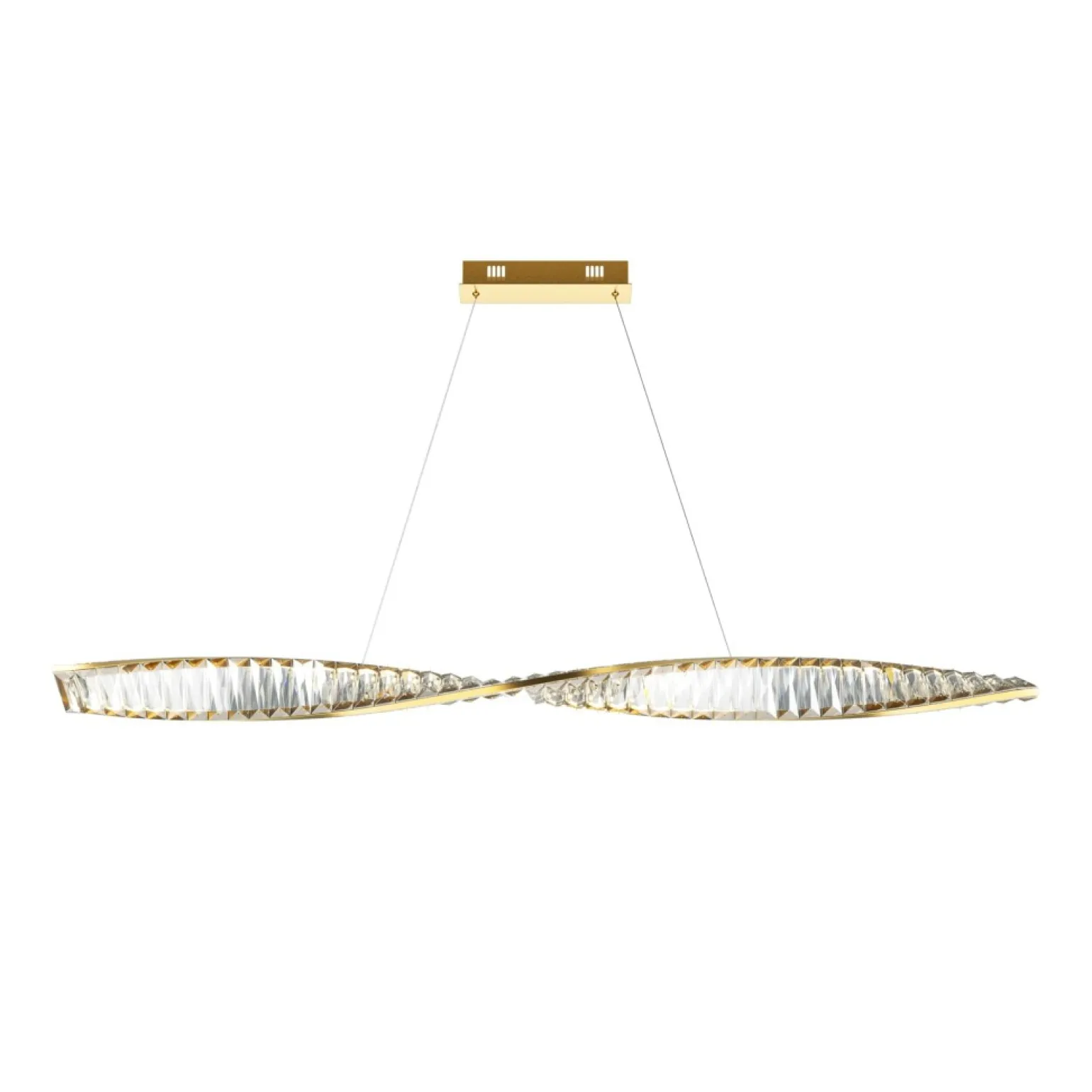 Clearance Lampa wisząca, ledowa, nad stół P097PL-L36BS3K z serii KRONE Żyrandole Nowoczesne