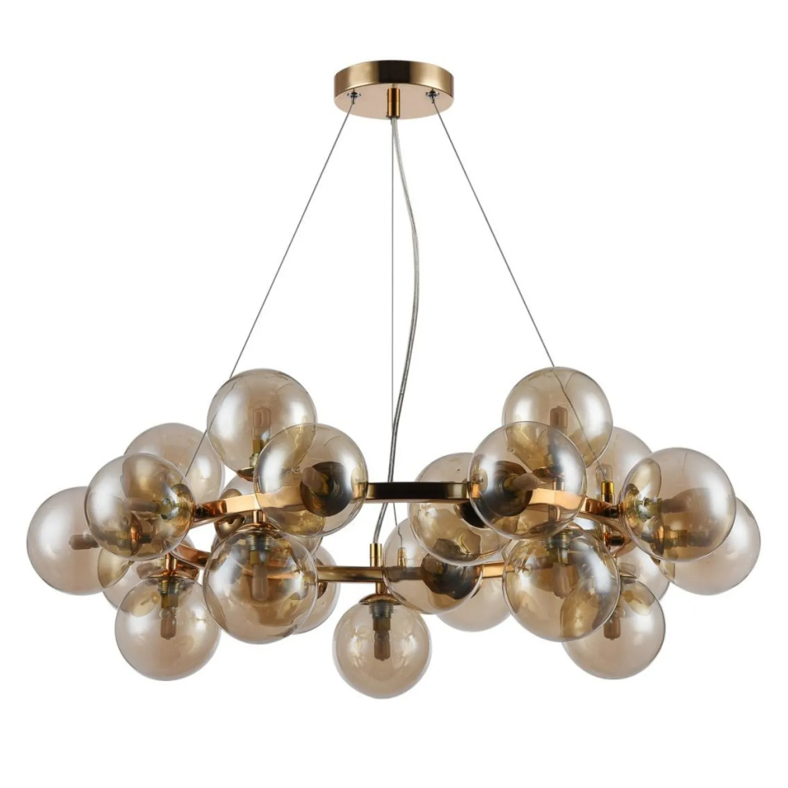 Cheap Lampa wisząca modern glamour PND-5252-25-GD-CGN CABELLA | Kaja Żyrandole Nowoczesne