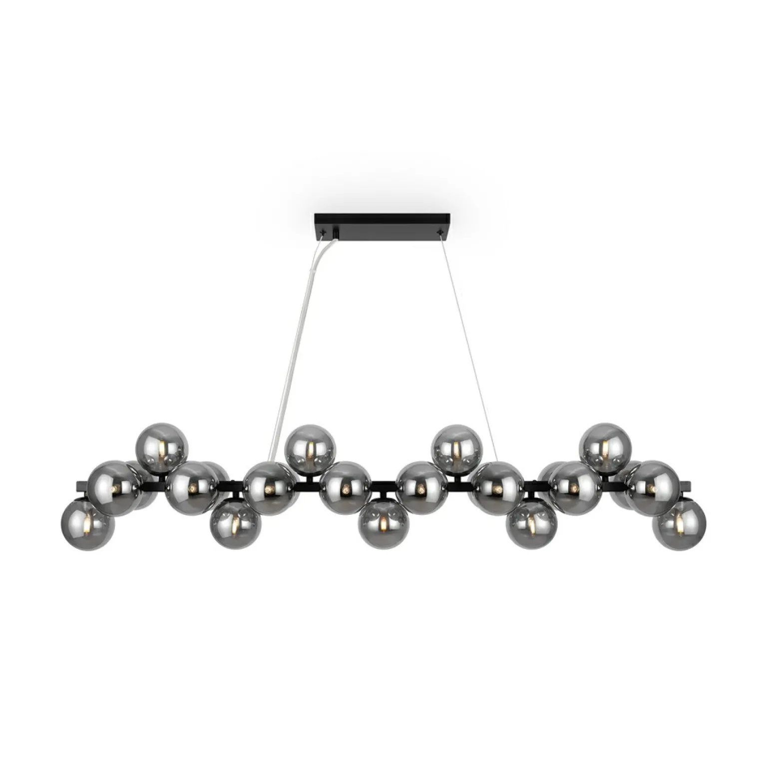Online Lampa wisząca na 25 żarówek G9 MOD547PL-25B z serii DALLAS | Kaja Żyrandole Nowoczesne