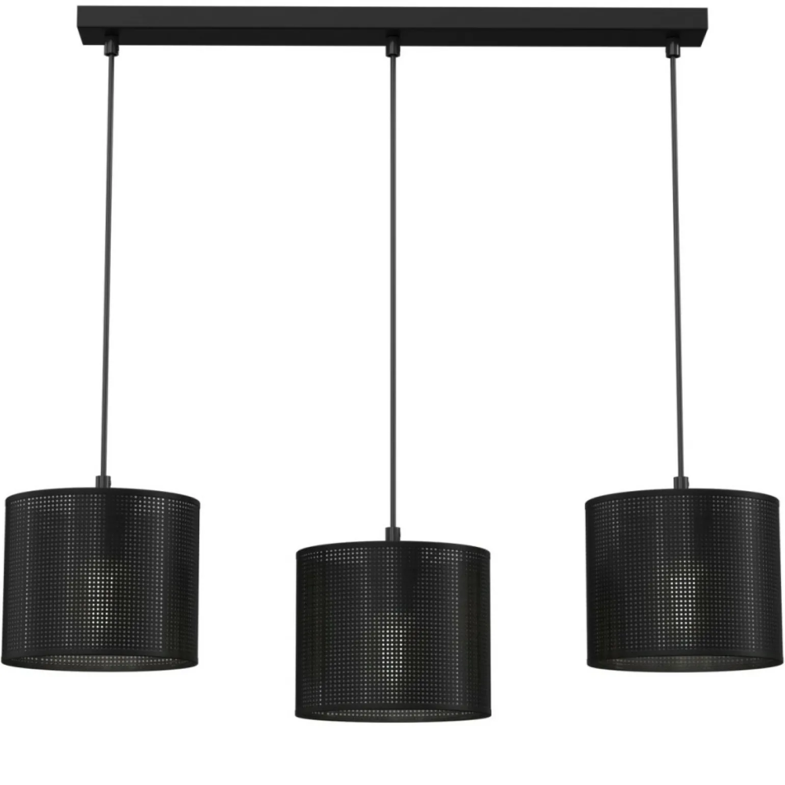 Best Sale Lampa wisząca na listwie, trzy abażury LX 5239 z serii LOFT SHADE Żyrandole Nowoczesne
