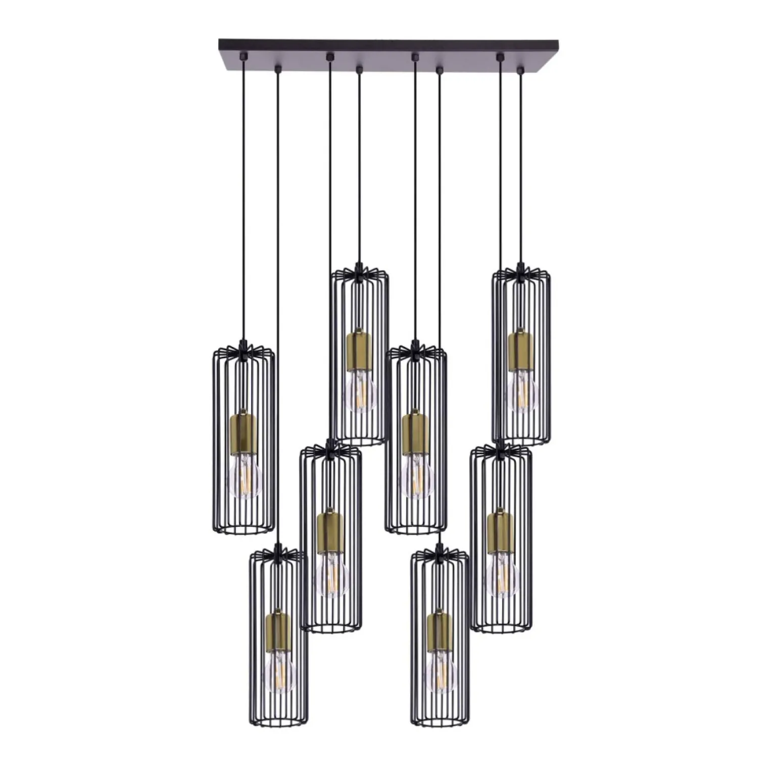 Flash Sale Lampa wisząca na prostokątnej podsufitce K-4938 | Kaja Oświetlenie Żyrandole Nowoczesne
