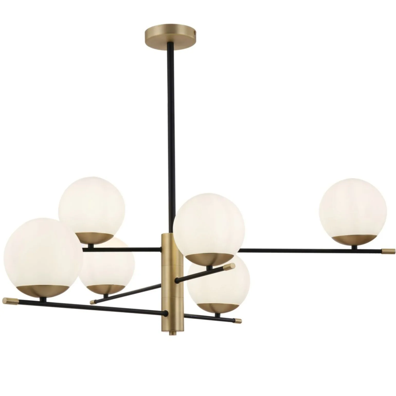Fashion Lampa wisząca nad stół w salonie MOD048PL-06G NOSTALGIA | Kaja Żyrandole Nowoczesne