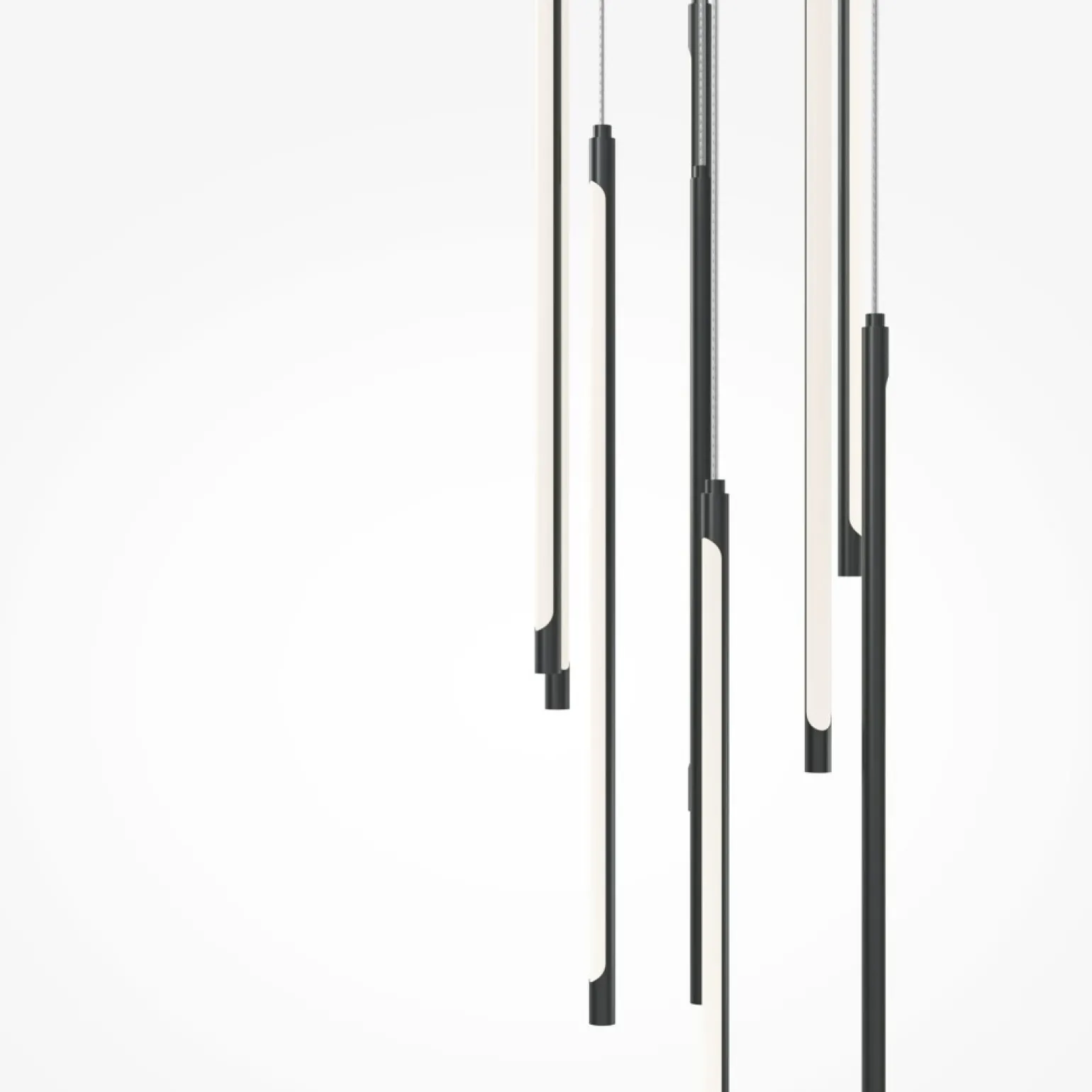 Flash Sale Lampa wisząca, podłużne tuby MOD236PL-L54B3K z serii LIGHT STICK Żyrandole Nowoczesne