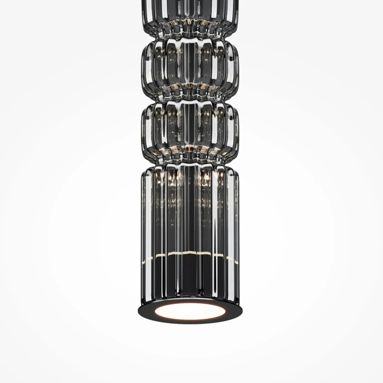 Online Lampa wisząca, pojedyncza, czarna tuba MOD272PL-L12B3K z serii ORDO Żyrandole Nowoczesne