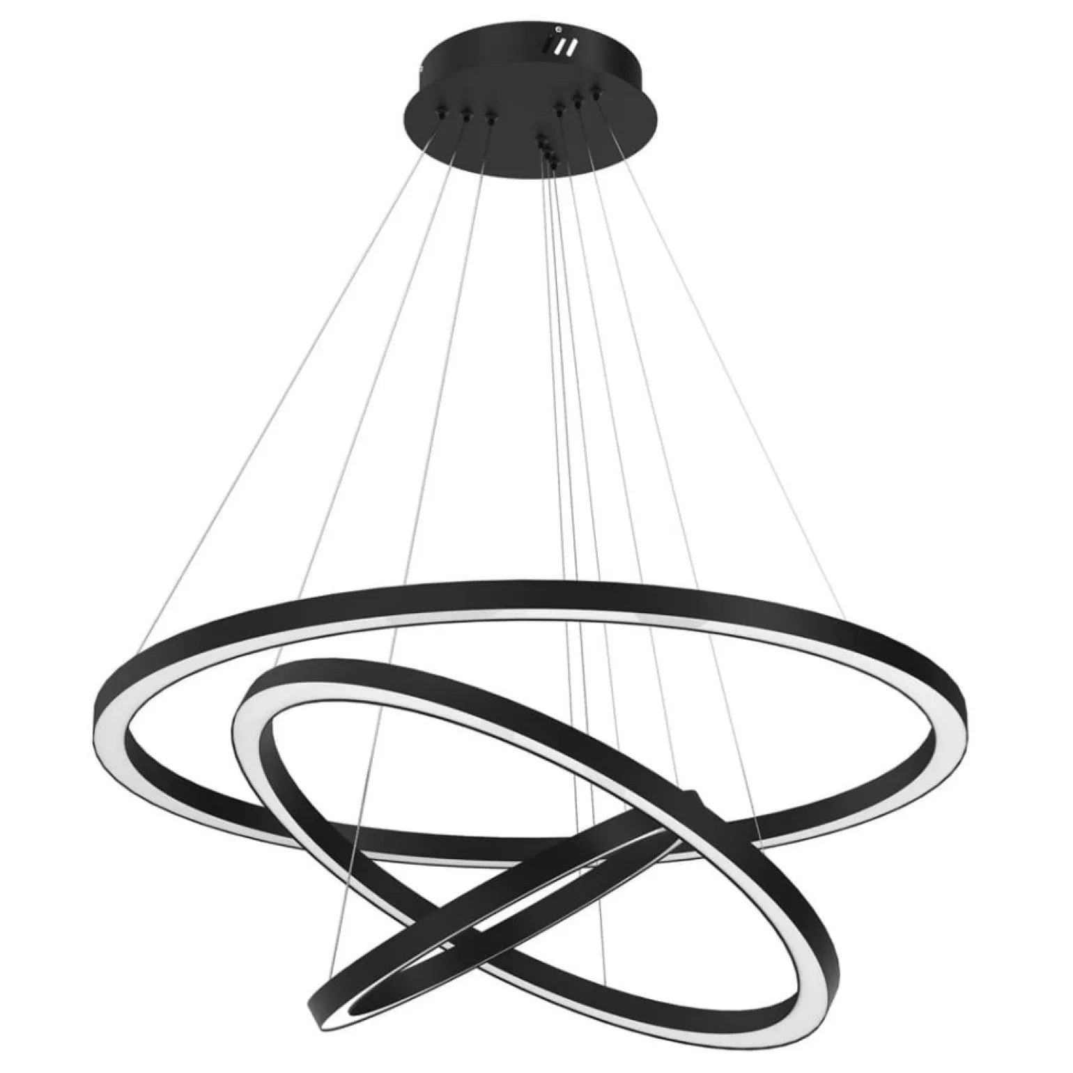 Best Sale Lampa wisząca, trzy obręcze różnej wielkości ML8424 z serii GALAXIA | Kaja Oświe Żyrandole Nowoczesne