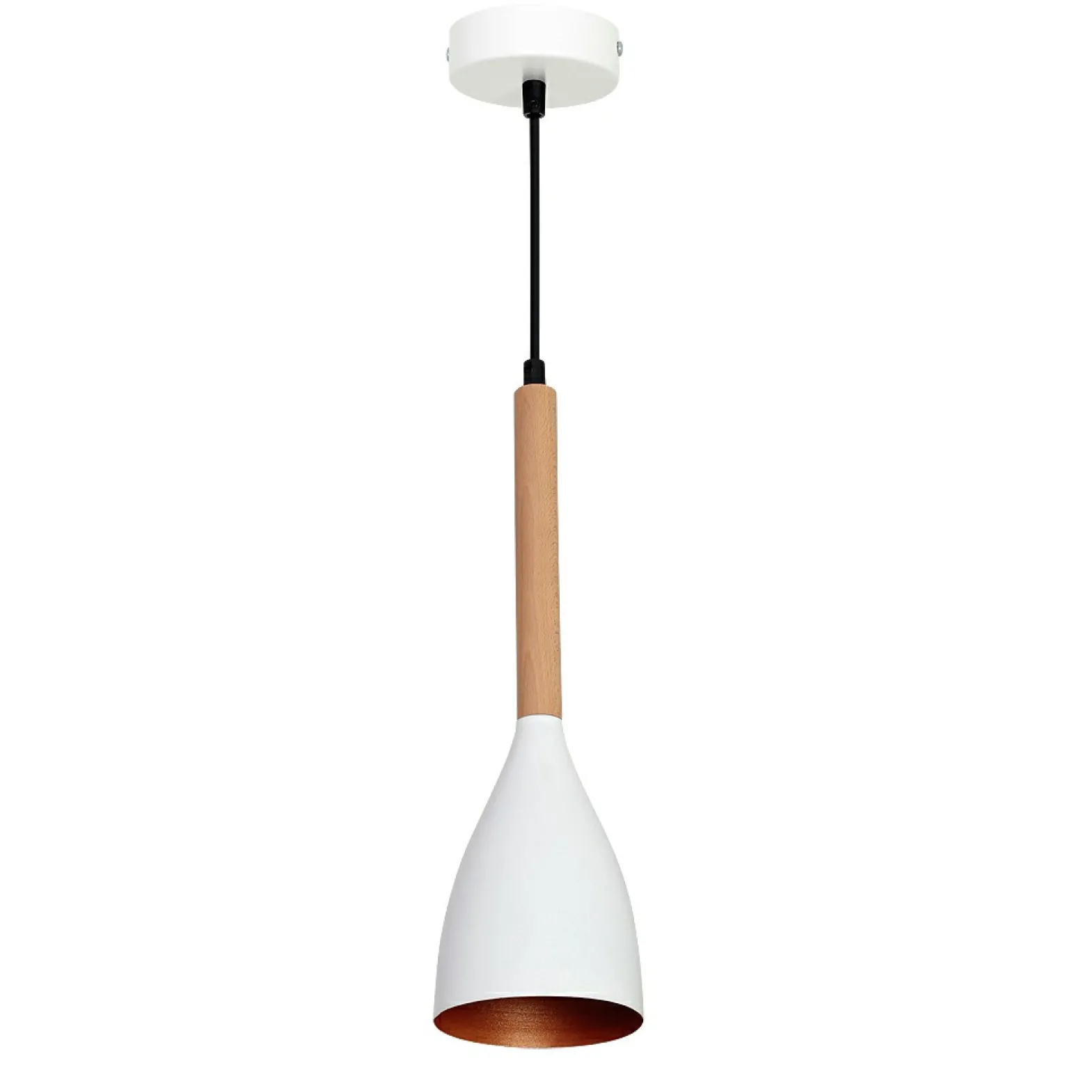 Sale Lampa wisząca w nowoczesnym stylu, biało-złota LX 9106 z serii MUZA Żyrandole Nowoczesne