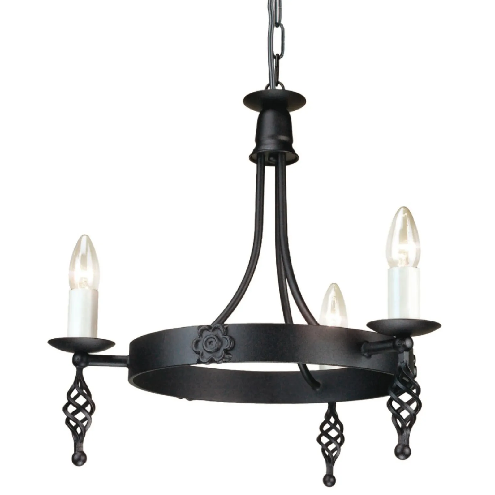 Sklep Kaja Lampa wisząca w pałacowym stylu BY3-BLACK z serii BELFRY* Randole Tradycyjne