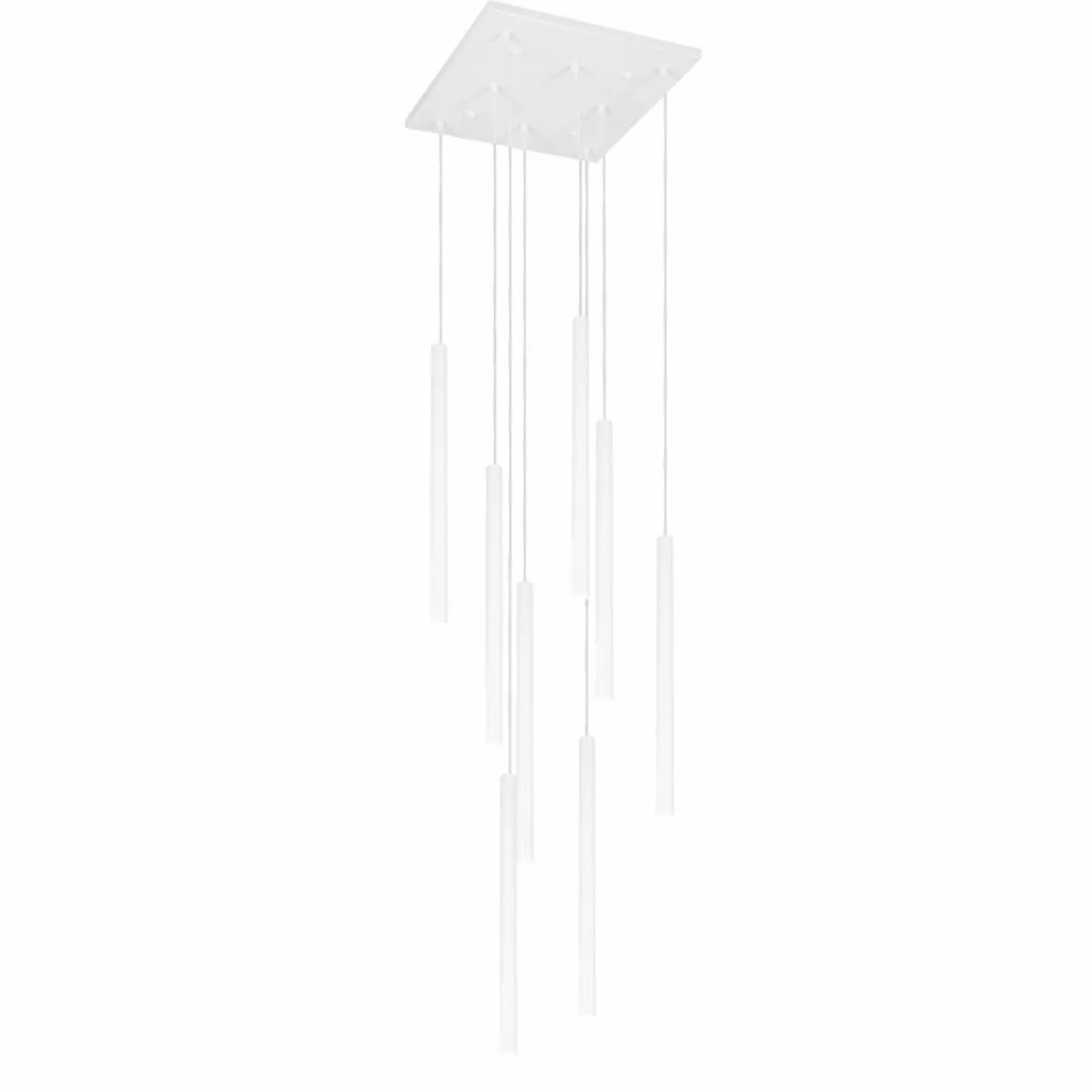 Shop Lampa wisząca z 8 wąskimi tubami na zwisach ANT 7577 YABU | Kaja Żyrandole Nowoczesne