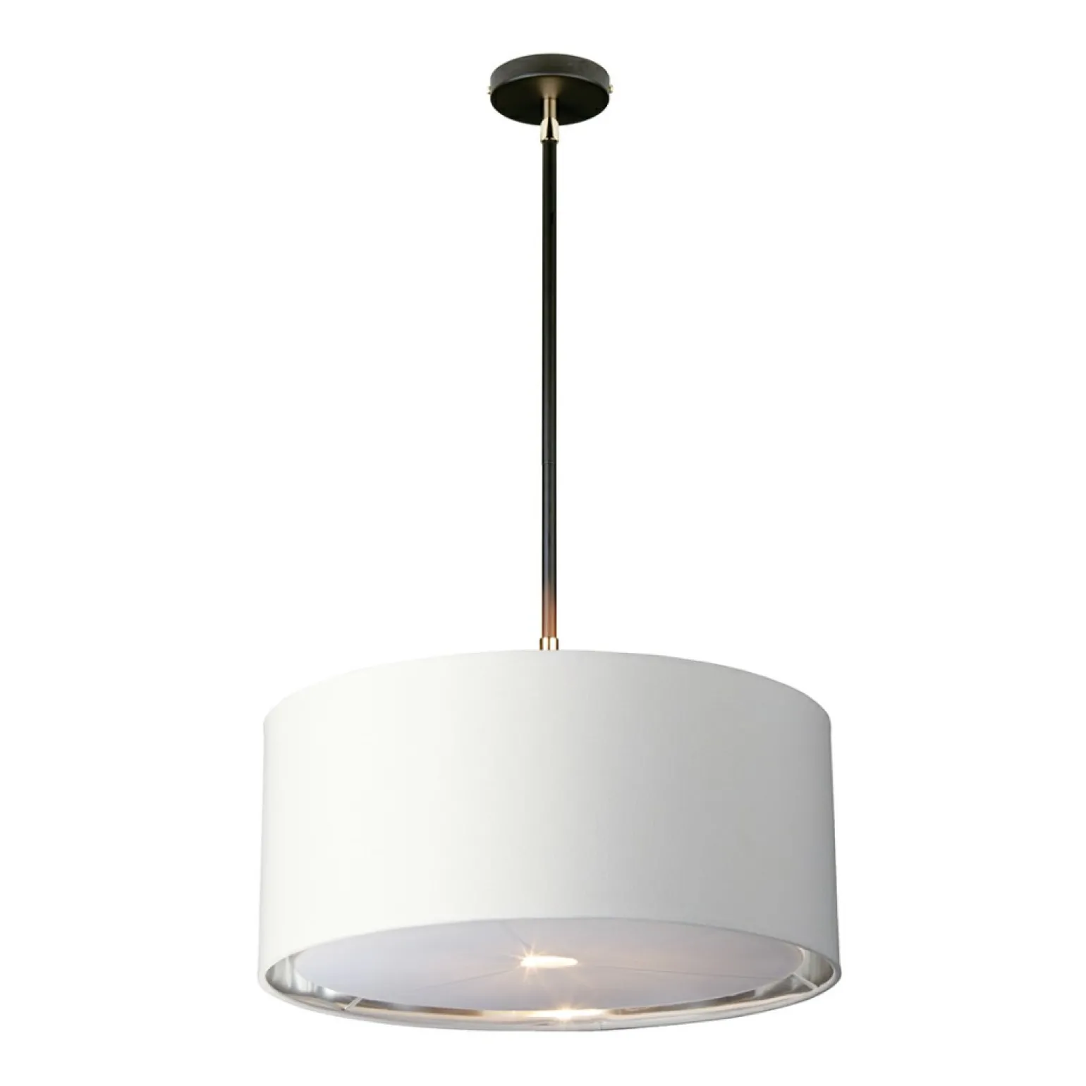 Best Sale Lampa wisząca z abażurem i blendą BALANCE-P-BKPN z serii BALANCE Żyrandole Nowoczesne