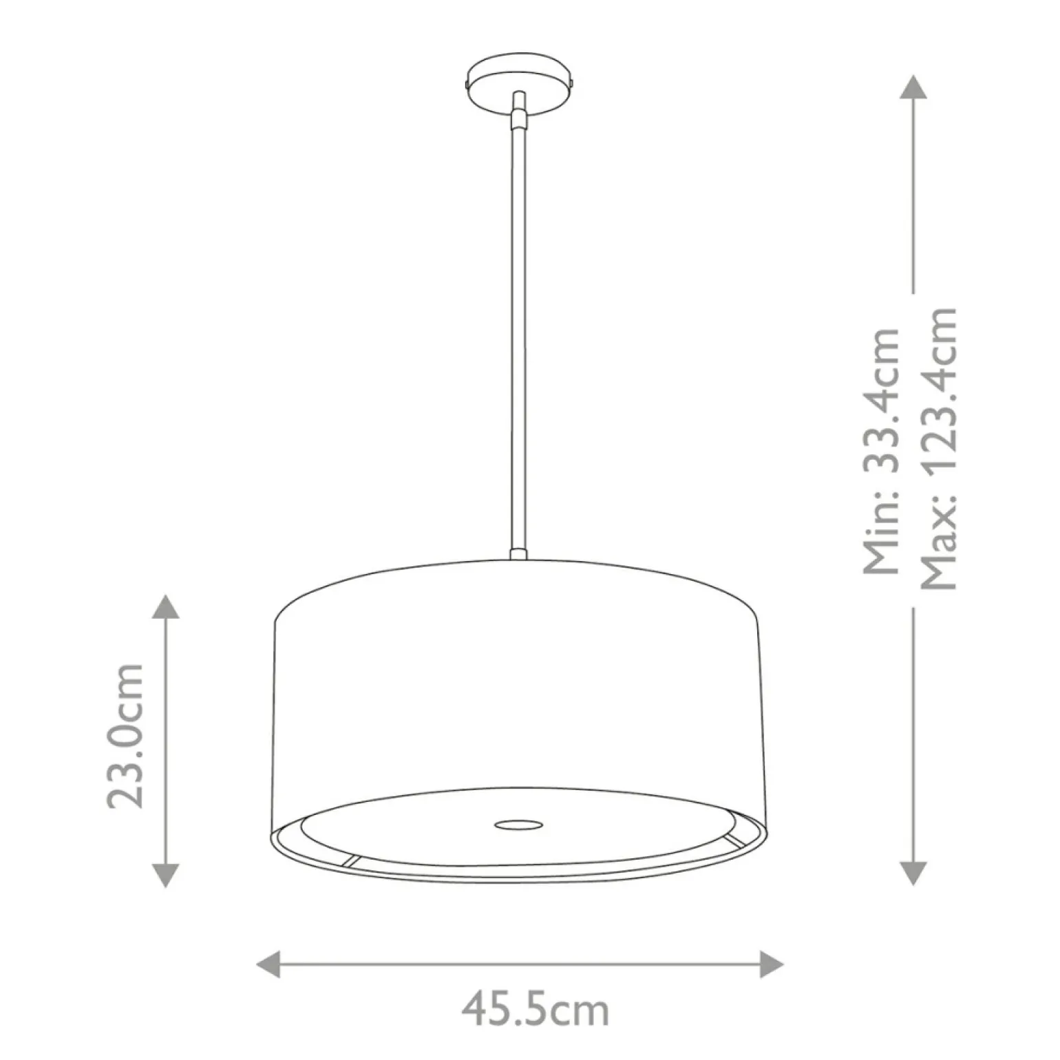 Best Sale Lampa wisząca z abażurem i blendą BALANCE-P-BKPN z serii BALANCE Żyrandole Nowoczesne