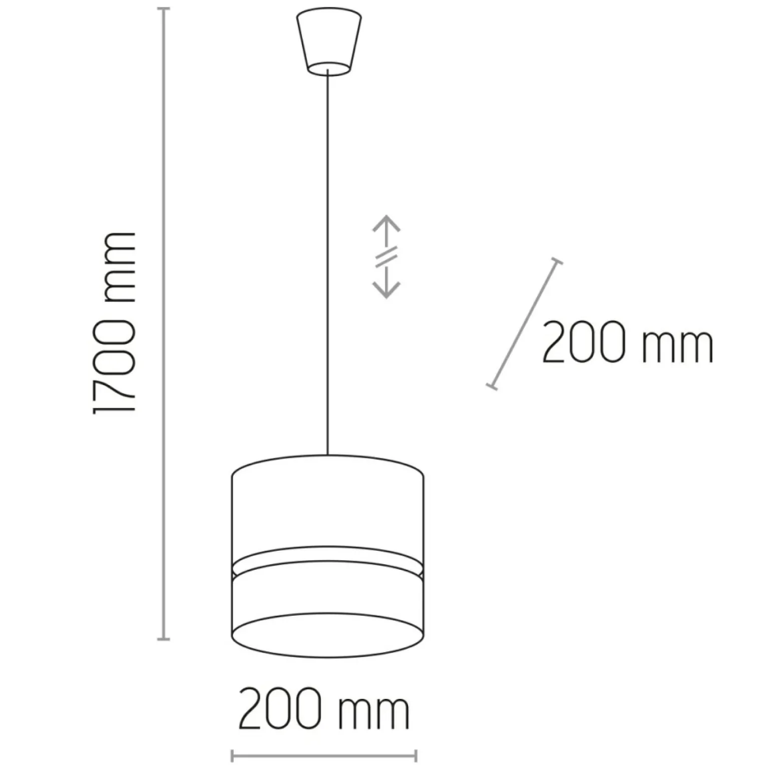 Fashion Lampa wisząca z biało-ratanowym abażurem TK 6534 PAGLIA | Kaja Żyrandole Nowoczesne