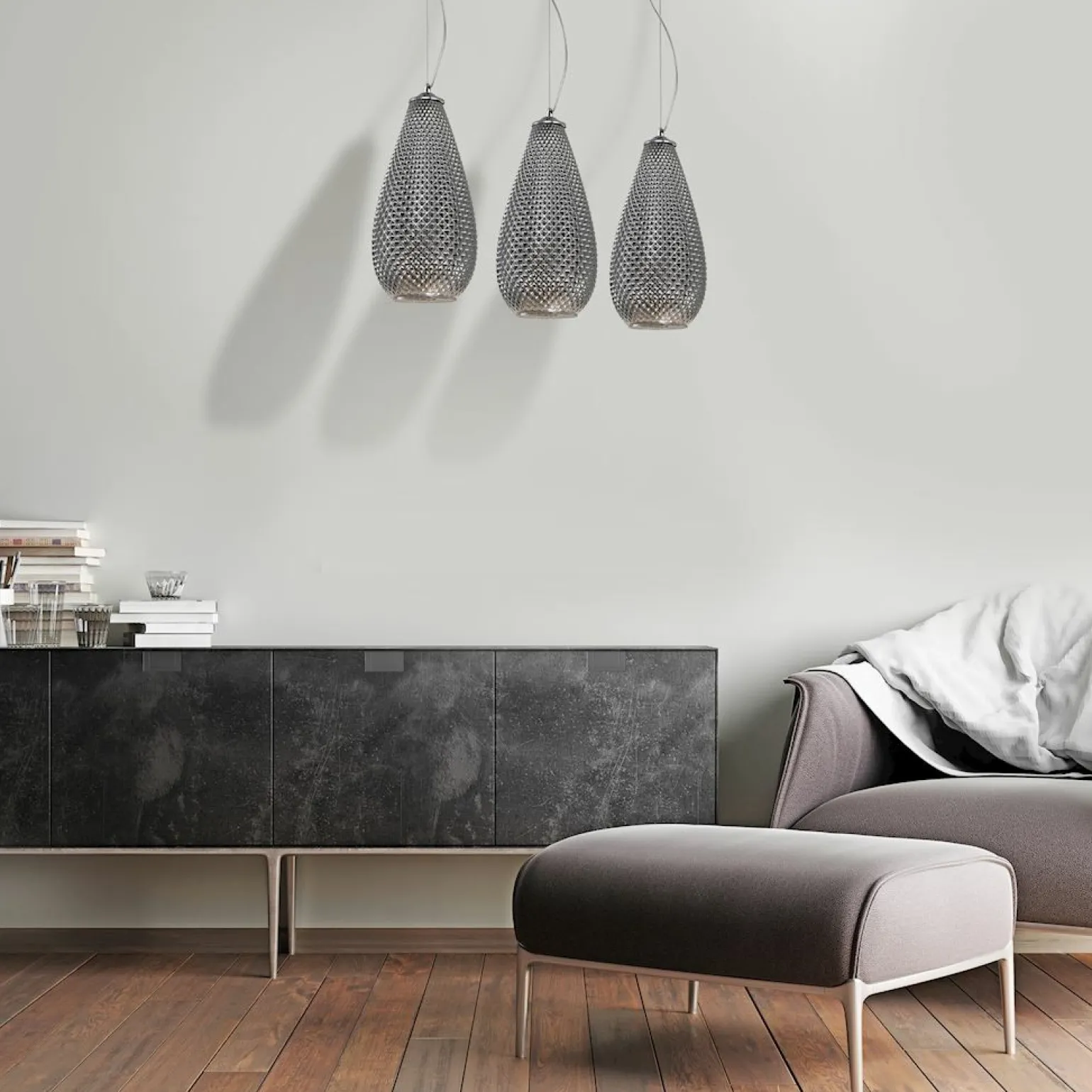 Sale Lampa wisząca z owanymi kloszami ML5481 PETRA | Kaja Oświetlenie Żyrandole Nowoczesne