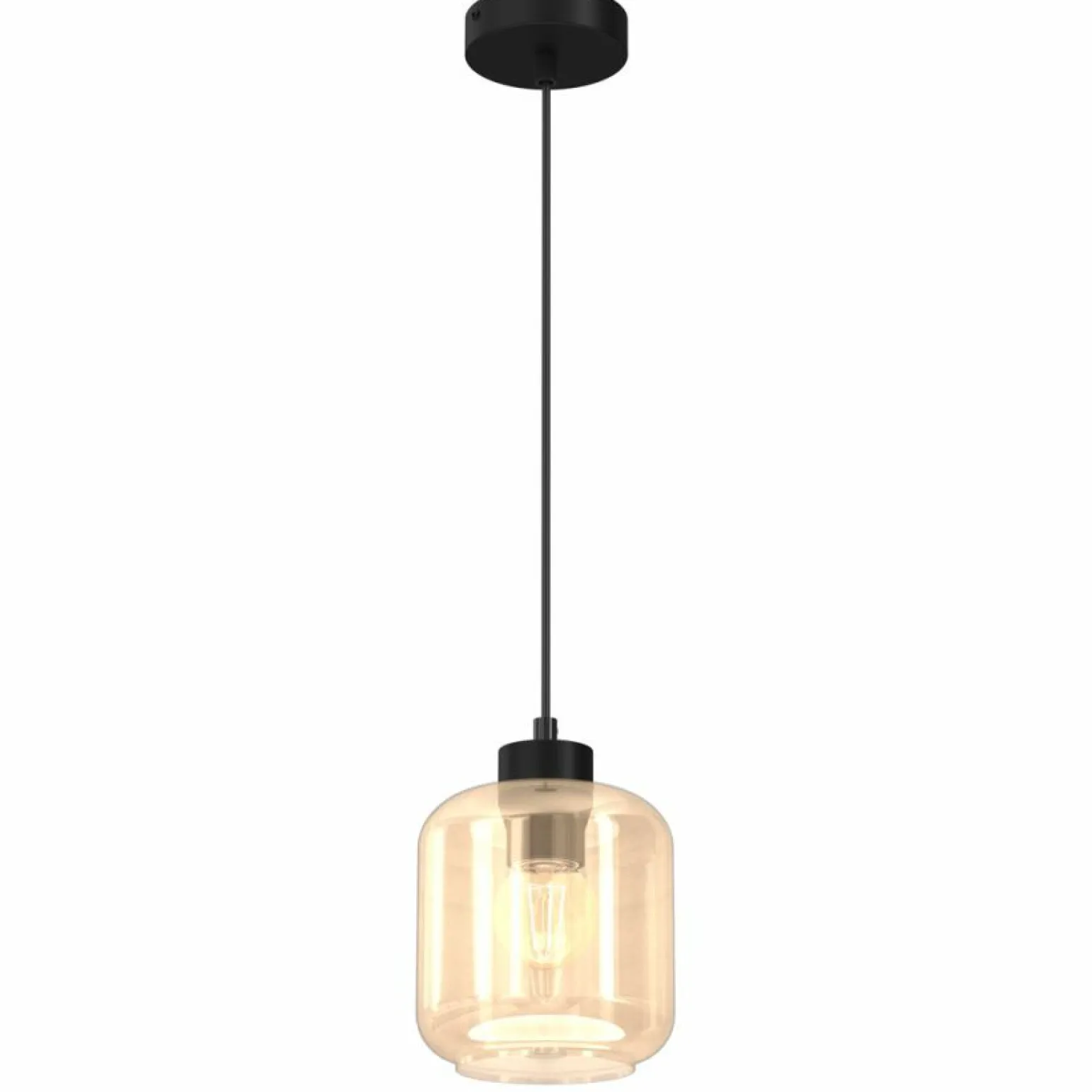 New Lampa wisząca z ciepłym, dużym kloszem MLP8370 SOMBRA | Kaja Żyrandole Nowoczesne