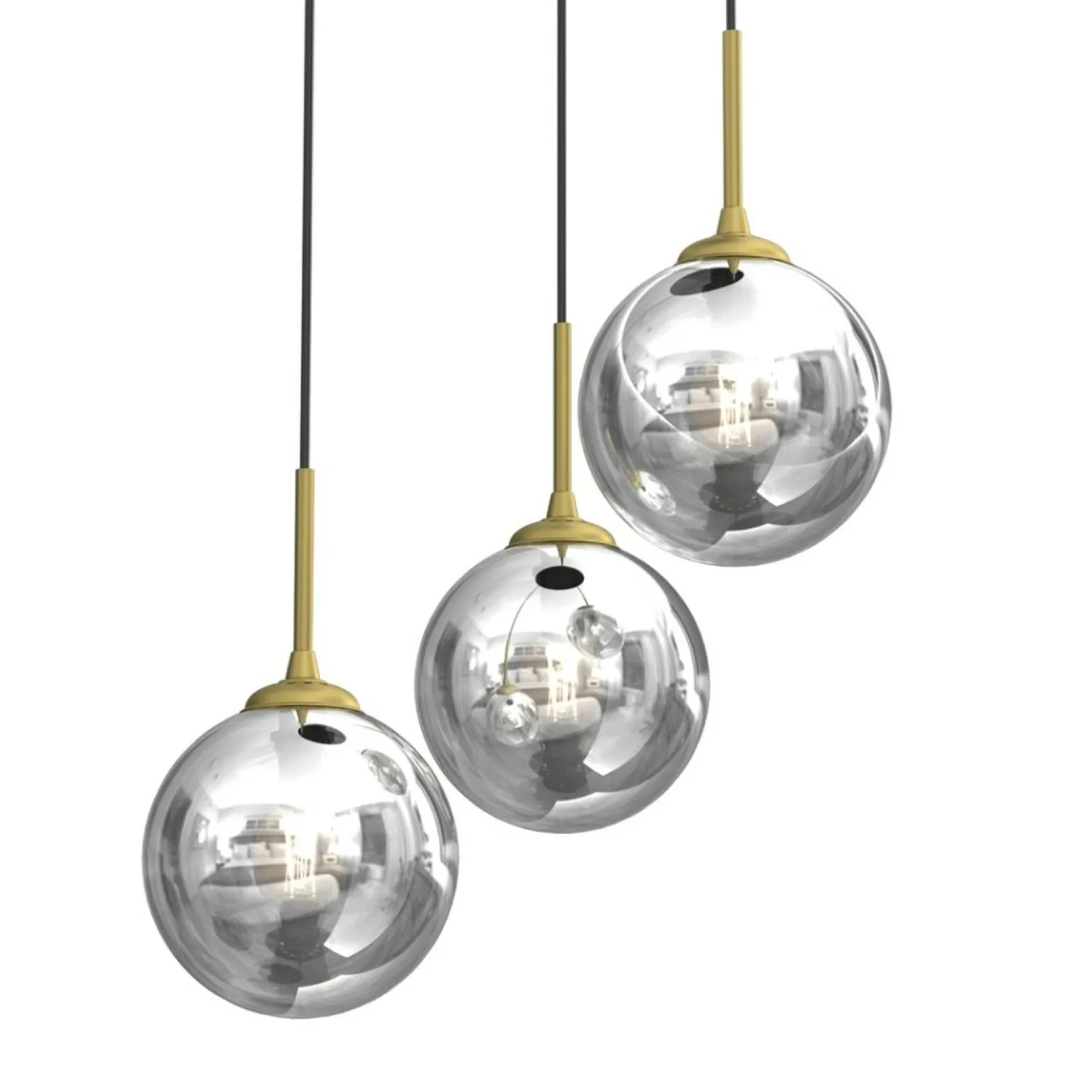 Best Sale Lampa wisząca z dekoracyjnymi kloszami MLP8416 z serii REFLEX | Kaja Oświetlenie Żyrandole Nowoczesne
