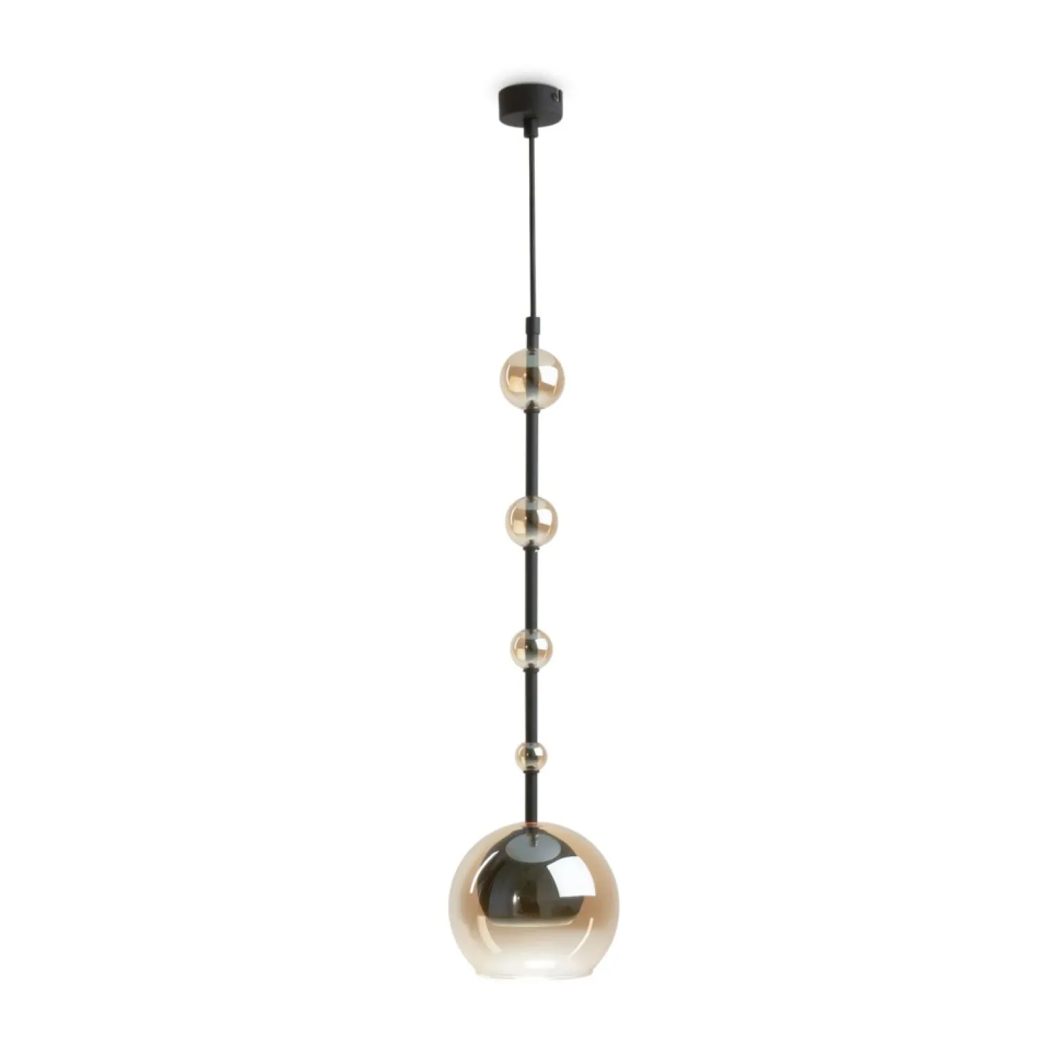 Shop Lampa wisząca z dekoracyjnymi kulkami MOD227PL-01B1 z serii ROS Żyrandole Nowoczesne