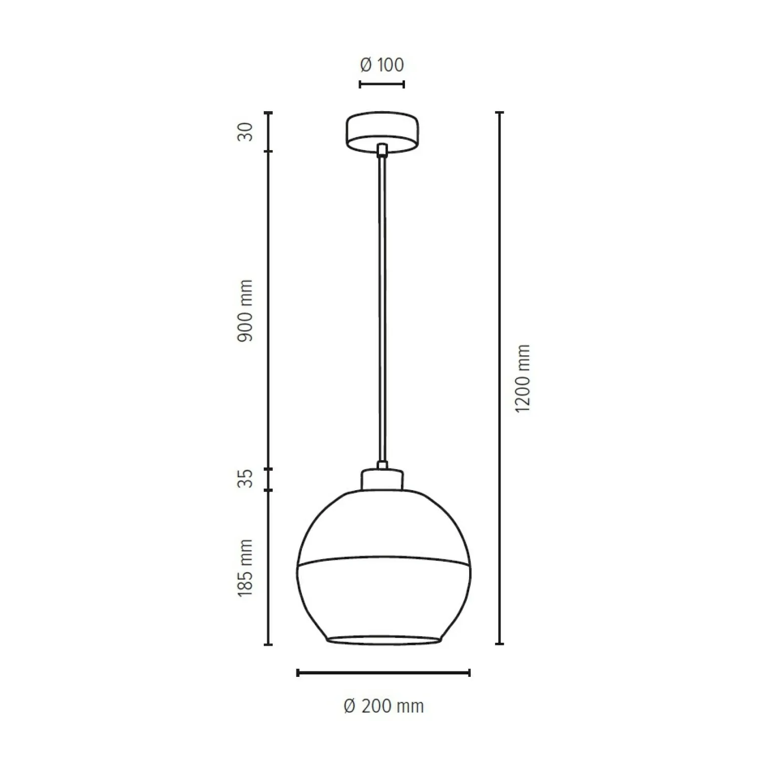 Cheap Lampa wisząca z drewnianą oprawką i podsufitką 1860174 LINEA | Kaja Żyrandole Nowoczesne