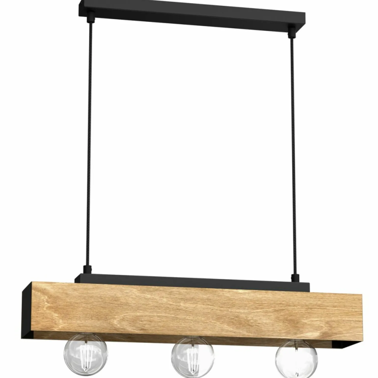 Best Sale Lampa wisząca z drewnianymi listwami LX 1636 MILUZA | Kaja Oświetlenie Żyrandole Nowoczesne