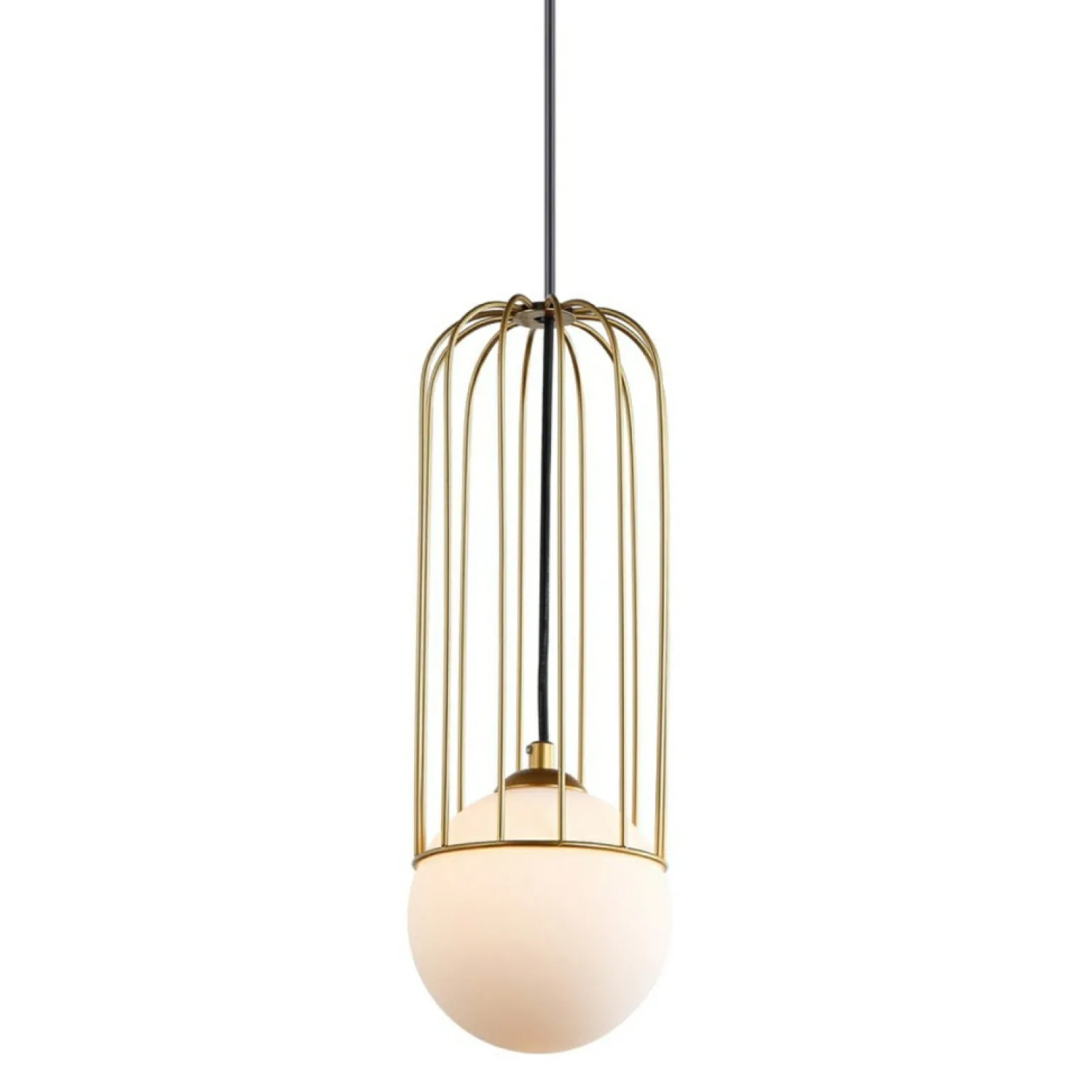 Cheap Lampa wisząca z drucianym zdobieniem MDM-3938/1 GD SIMON | Kaja Żyrandole Nowoczesne
