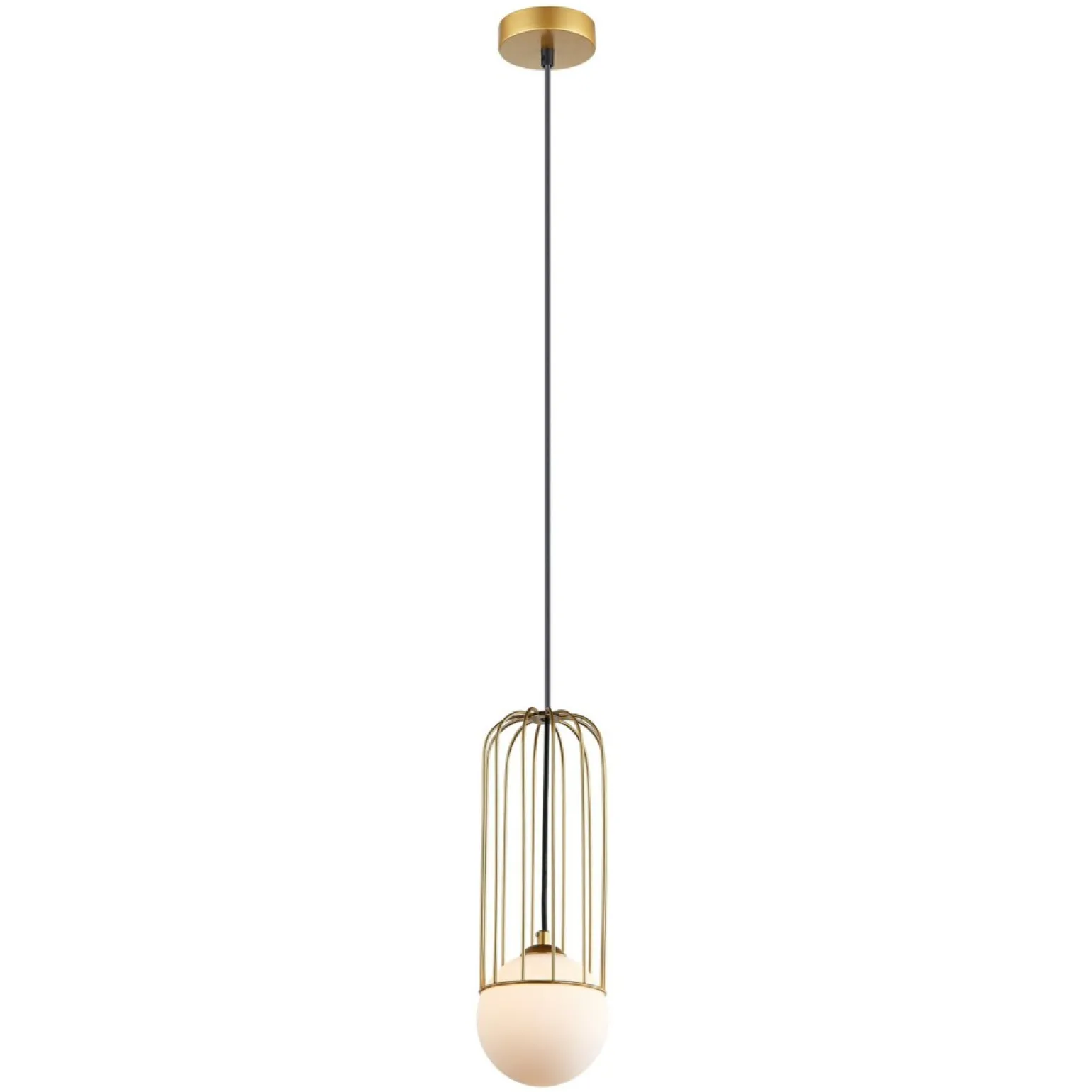 Cheap Lampa wisząca z drucianym zdobieniem MDM-3938/1 GD SIMON | Kaja Żyrandole Nowoczesne