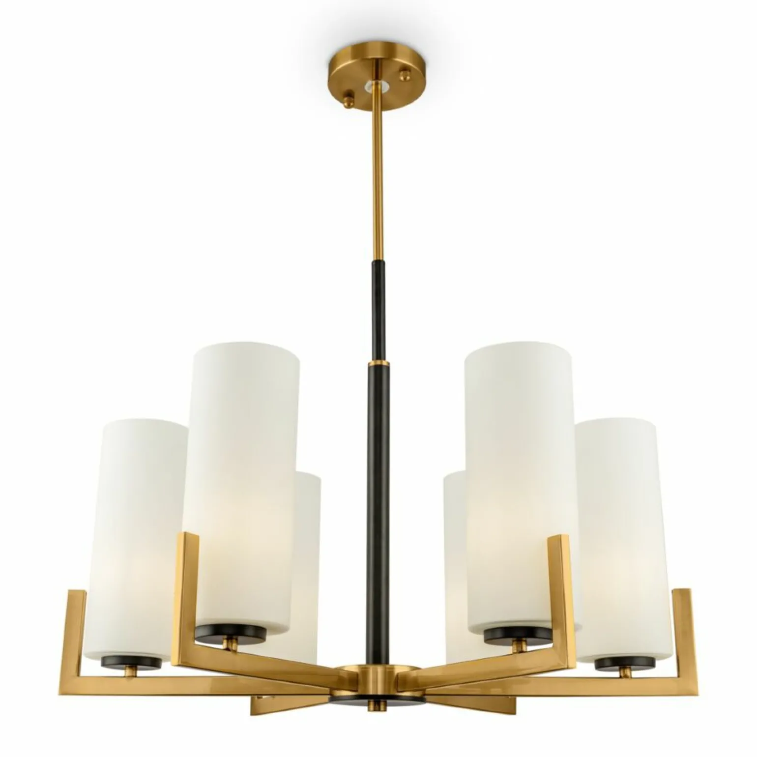 New Lampa wisząca z długimi kloszami MOD089PL-06BS FORTANO | Kaja Żyrandole Nowoczesne