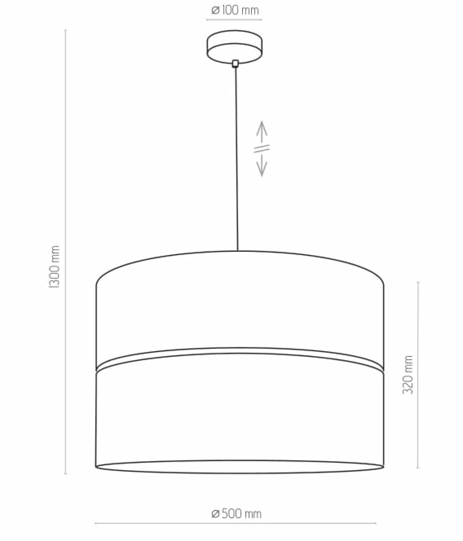 Cheap Lampa wisząca z eleganckim abażurem TK 4346 HILTON | Kaja Oświetlenie Żyrandole Nowoczesne