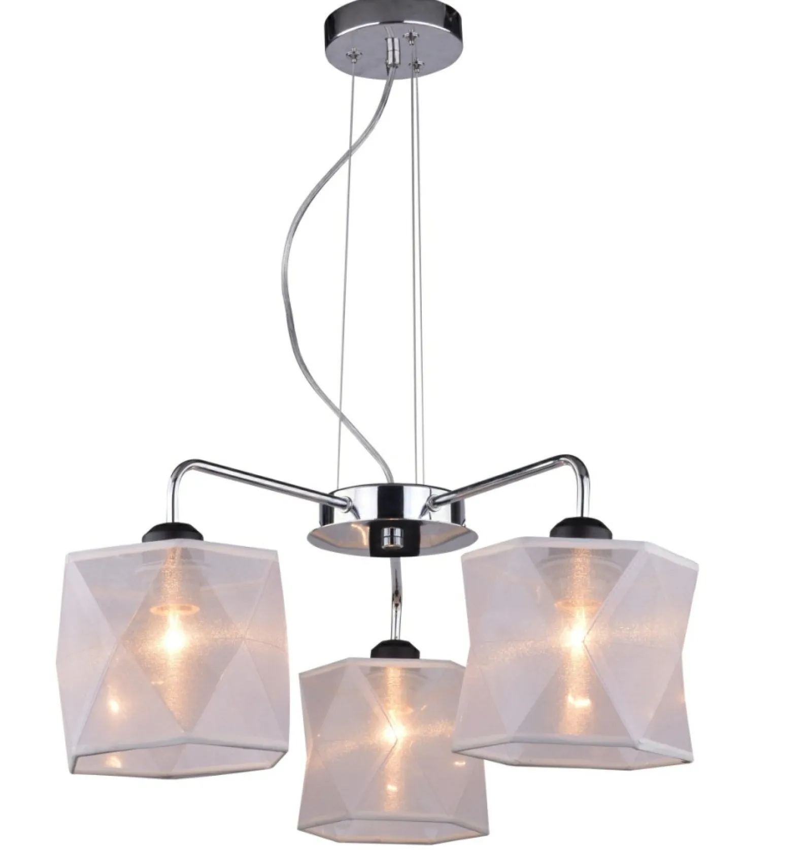 Sklep Kaja Lampa wisząca z geometrycznymi abażurami 33-58720 NOSJA | Kaja* Randole Tradycyjne