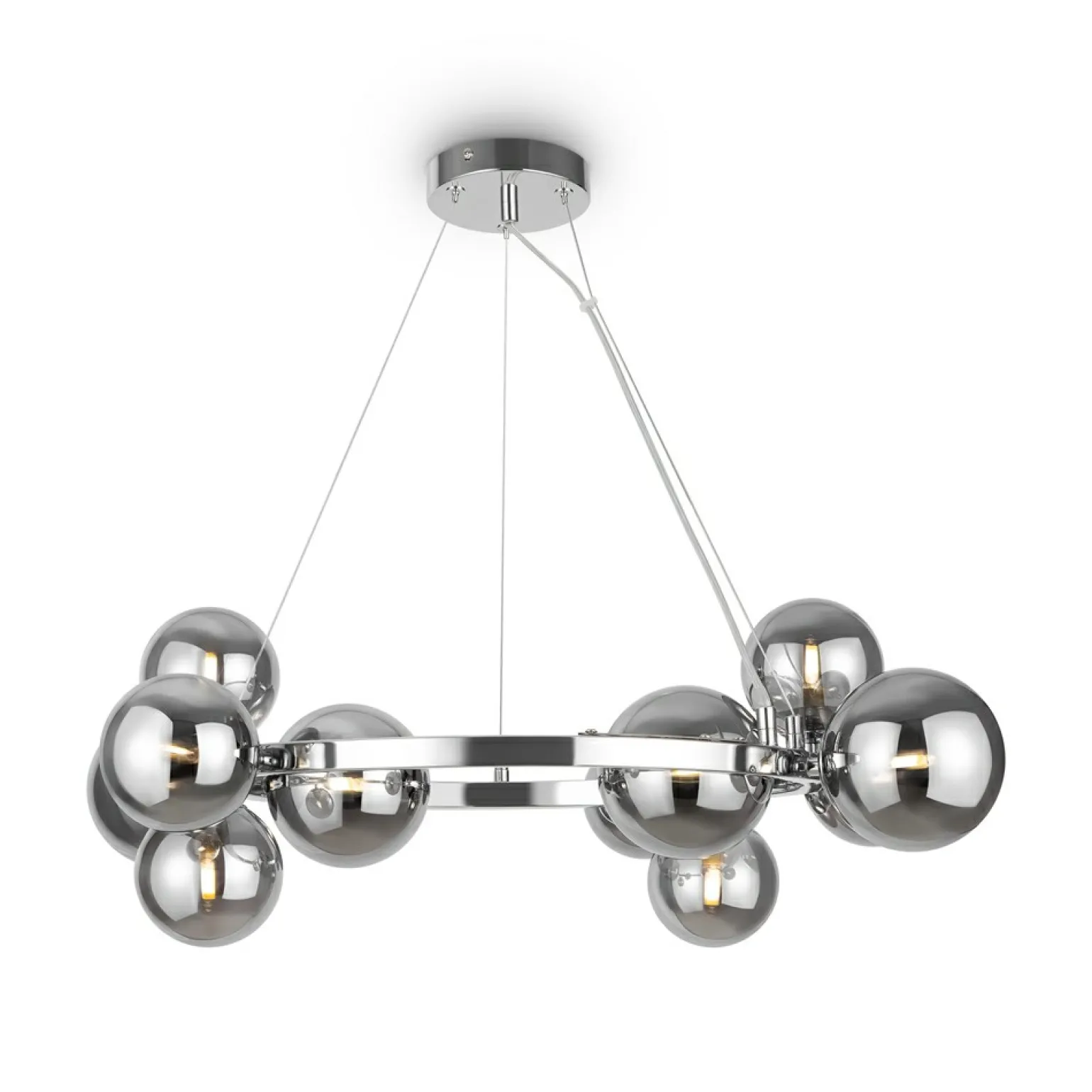 Cheap Lampa wisząca z jedenastoma kloszami MOD545PL-11CH z serii DALLAS Żyrandole Nowoczesne