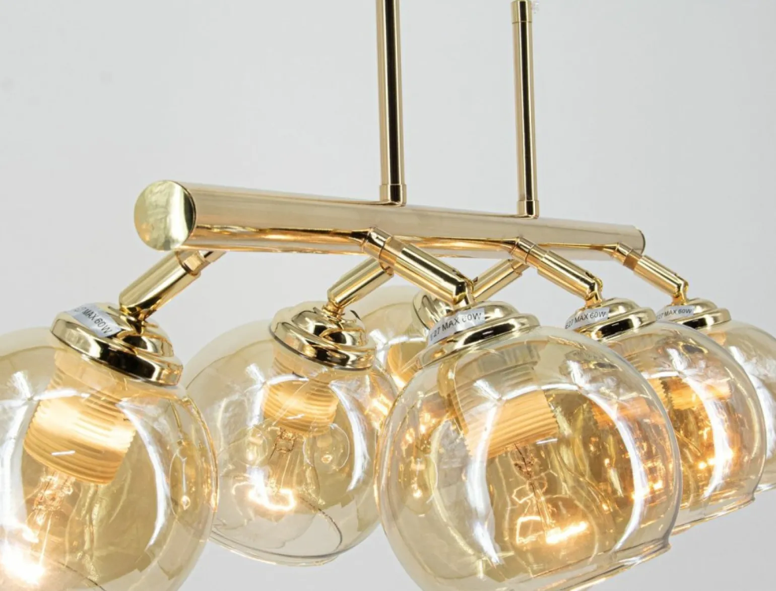 Clearance Lampa wisząca z kloszami na przegubach 2208/6 TR PIRAN | Kaja Żyrandole Nowoczesne