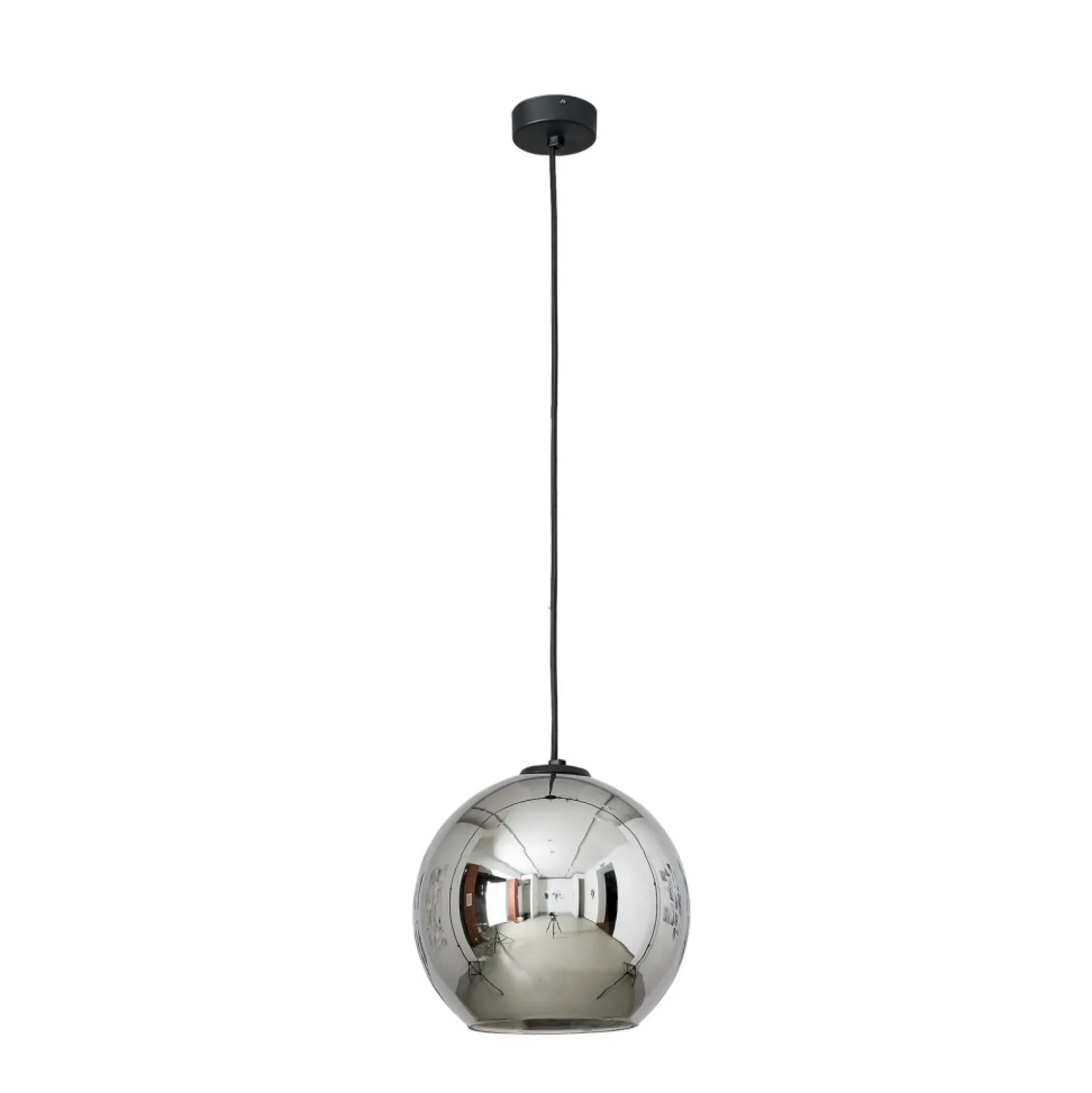 Outlet Lampa wisząca z kloszem ze szkła metalizowanego 9056 | Kaja Żyrandole Nowoczesne