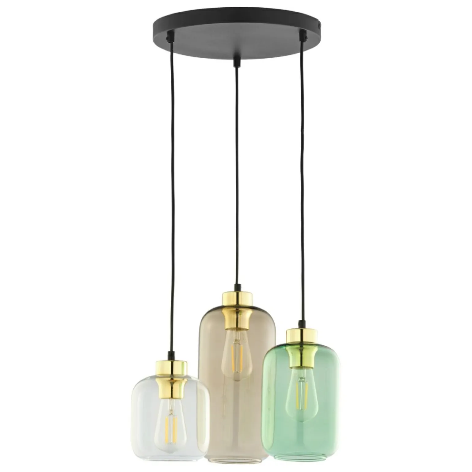 Sale Lampa wisząca z kolorowymi kloszami TK 3325 MARCO | Kaja Oświetlenie Żyrandole Nowoczesne