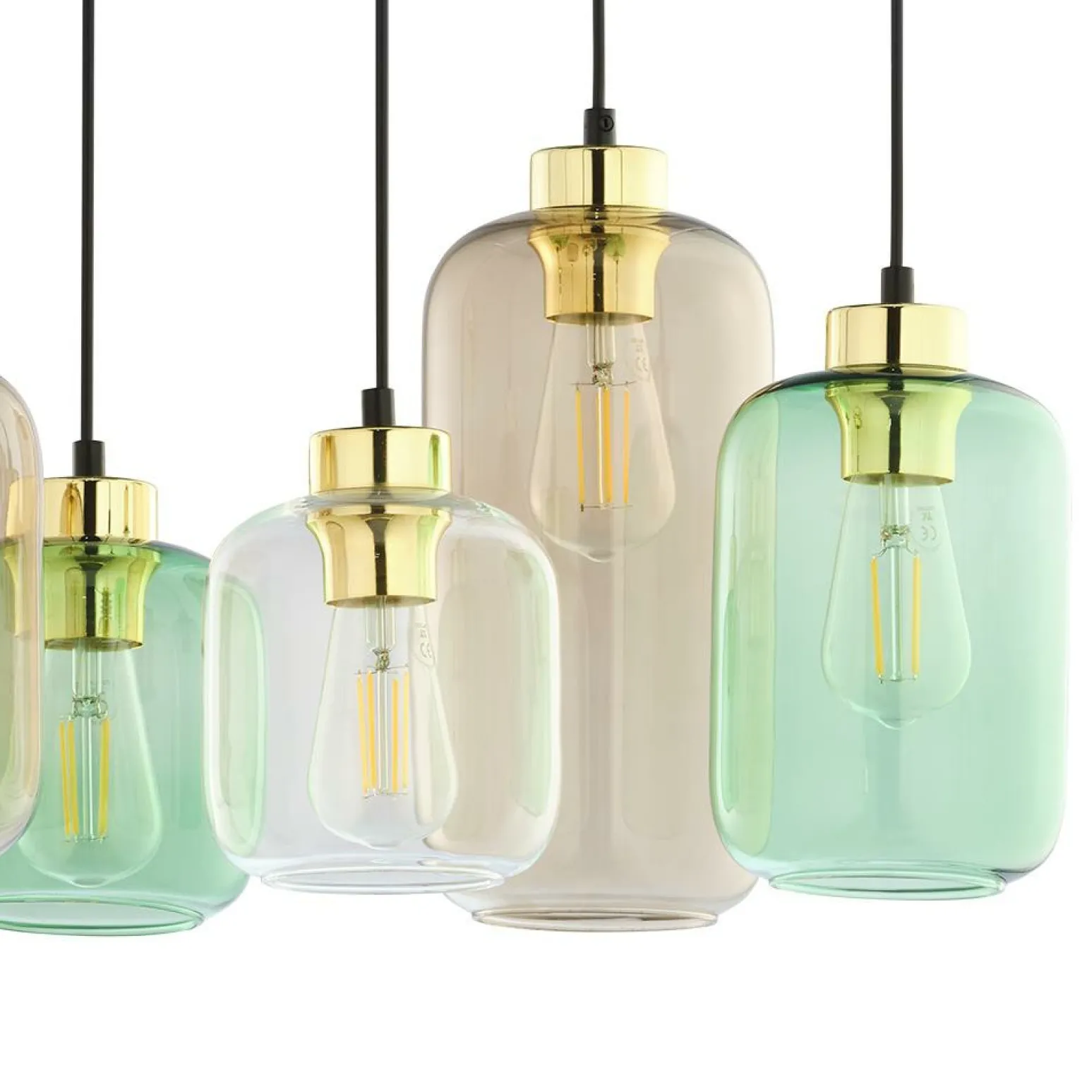 Best Sale Lampa wisząca z kolorowymi kloszami TK 3328 MARCO | Kaja Oświetlenie Żyrandole Nowoczesne
