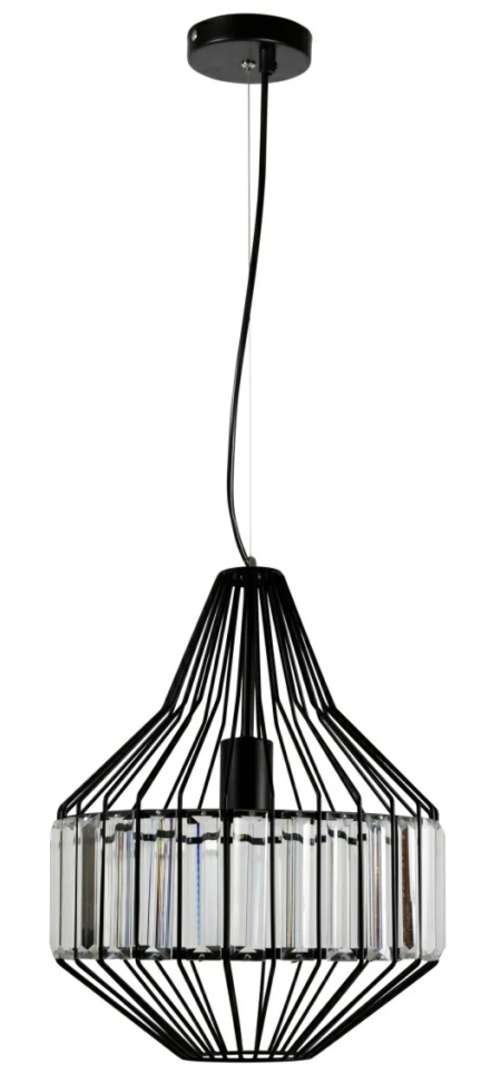 Sklep Kaja Lampa wisząca z koszykiem z kryształkami 31-55163 ALVARO | Kaja* Randole Tradycyjne