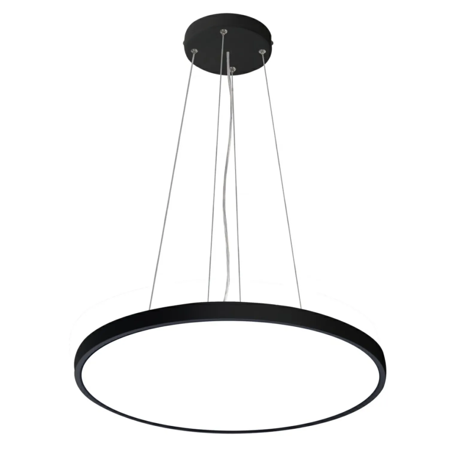 Clearance Lampa wisząca z ledową tarczą ⌀40 PND-35263-400R-32W-BL CALVI | Kaja Żyrandole Nowoczesne
