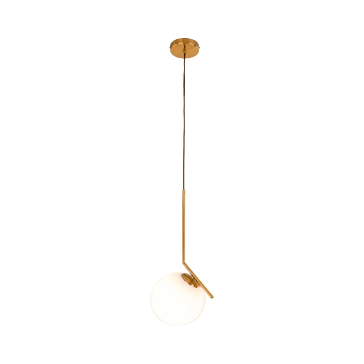 Fashion Lampa wisząca z małym kloszem MDM-7475/1-S-G FABIO | Kaja Oświetlenie Żyrandole Nowoczesne