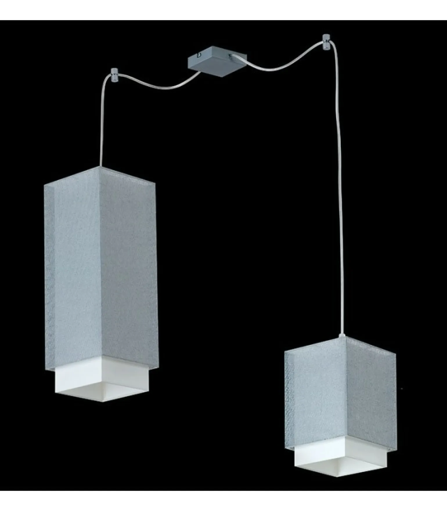 Best Sale Lampa wisząca z niesymetrycznymi abażurami 67185 LASTRA | Kaja Żyrandole Nowoczesne