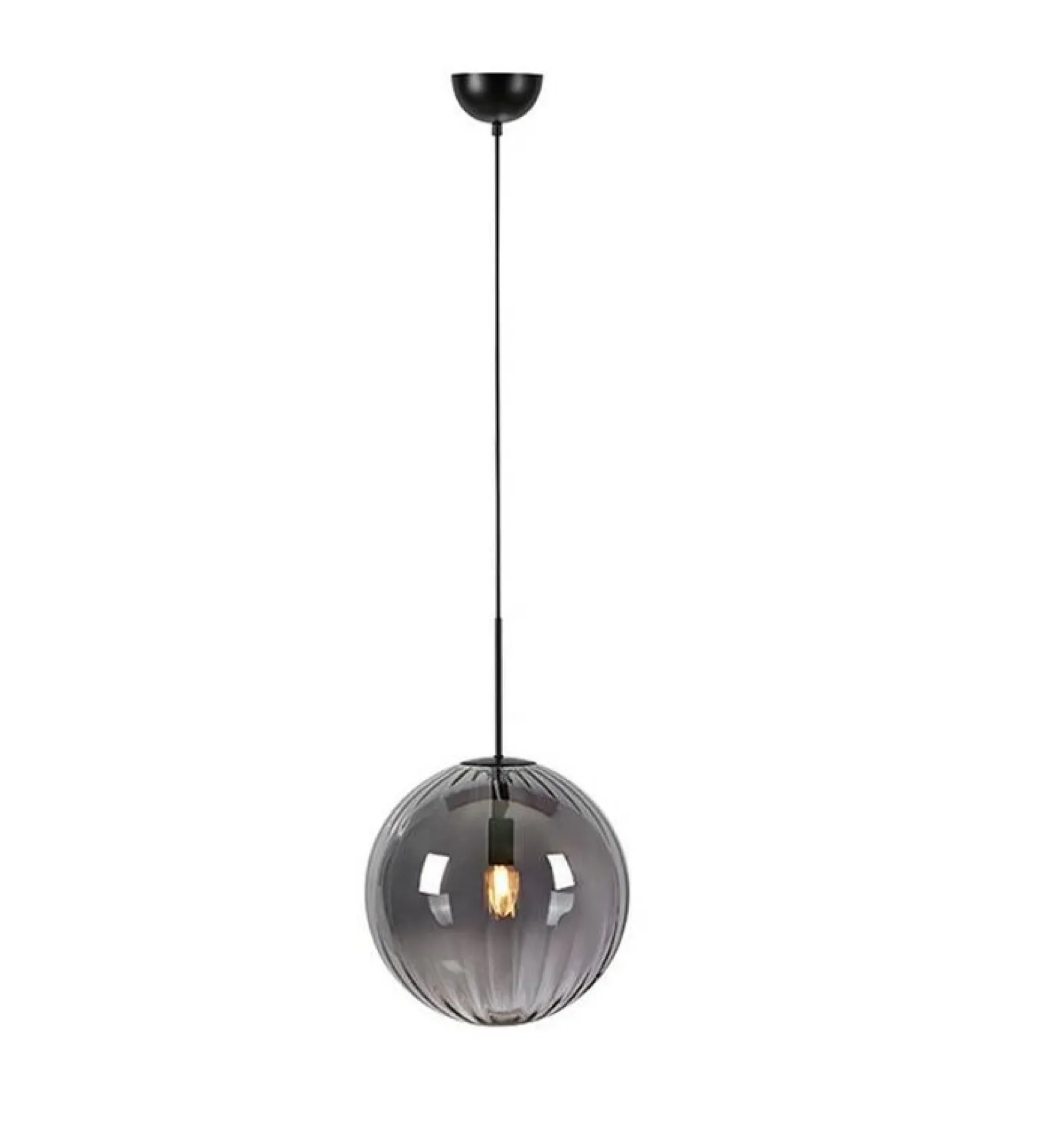 Flash Sale Lampa wisząca z okrągłym, ciemnym kloszem 108762 z serii FENGA Żyrandole Nowoczesne