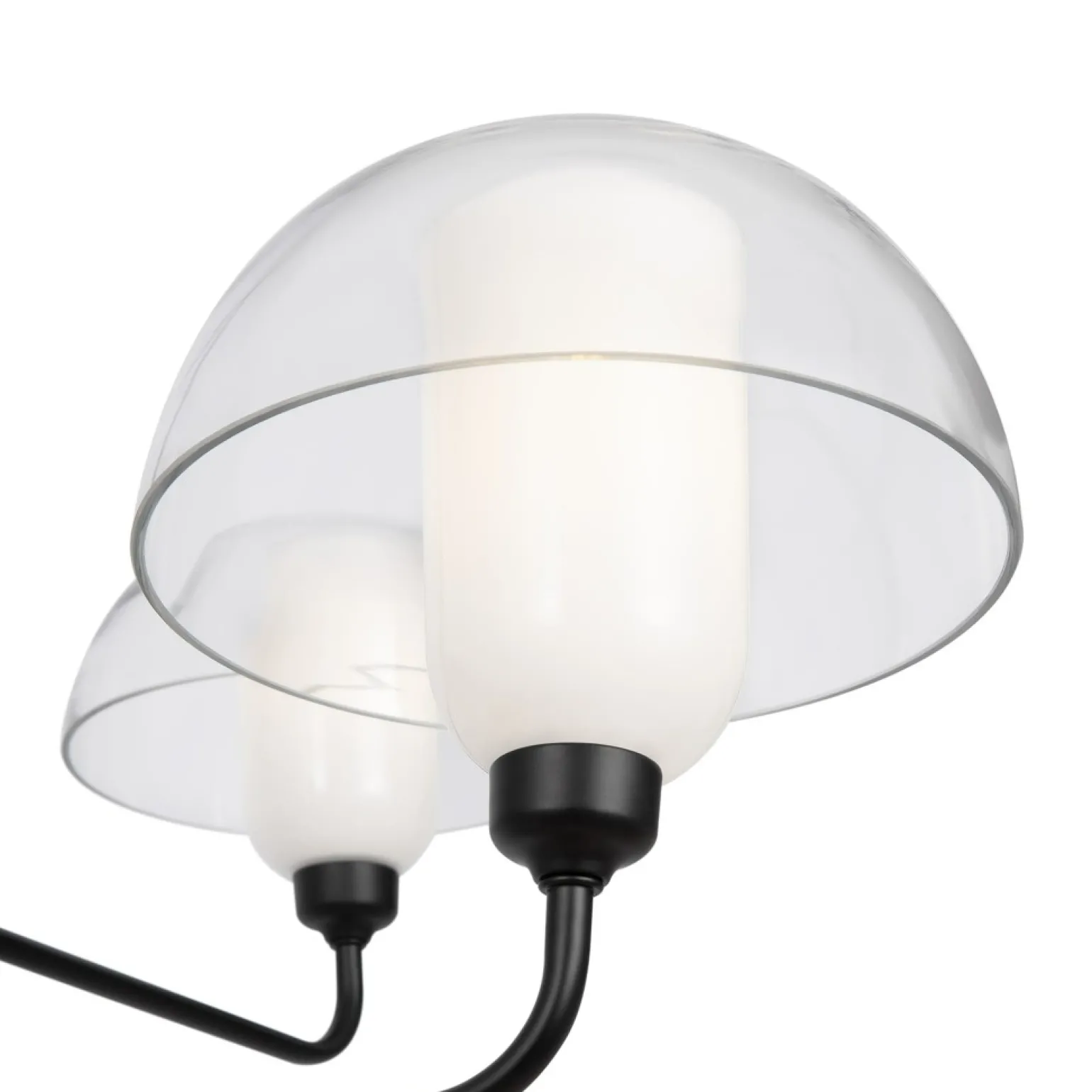 Flash Sale Lampa wisząca z półkolistymi kloszami MOD177PL-04B z serii MEMORY Żyrandole Nowoczesne