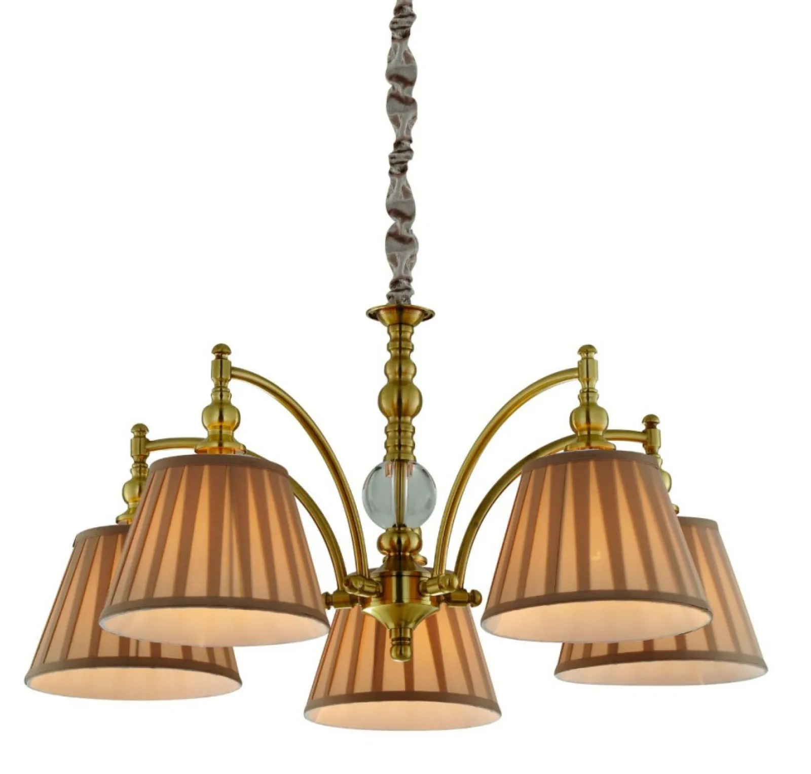 Sklep Kaja Lampa wisząca z plisowanymi abażurami 35-13859 AUSTIN | Kaja* Randole Tradycyjne