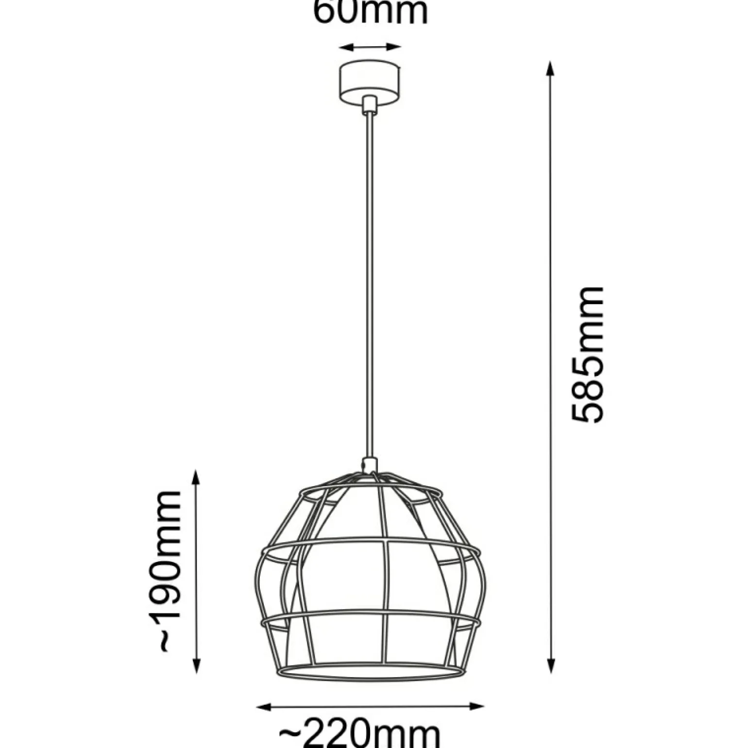 Cheap Lampa wisząca z podwójnym abażurem ANT 5022 ALKANA | Kaja Oświetlenie Żyrandole Nowoczesne