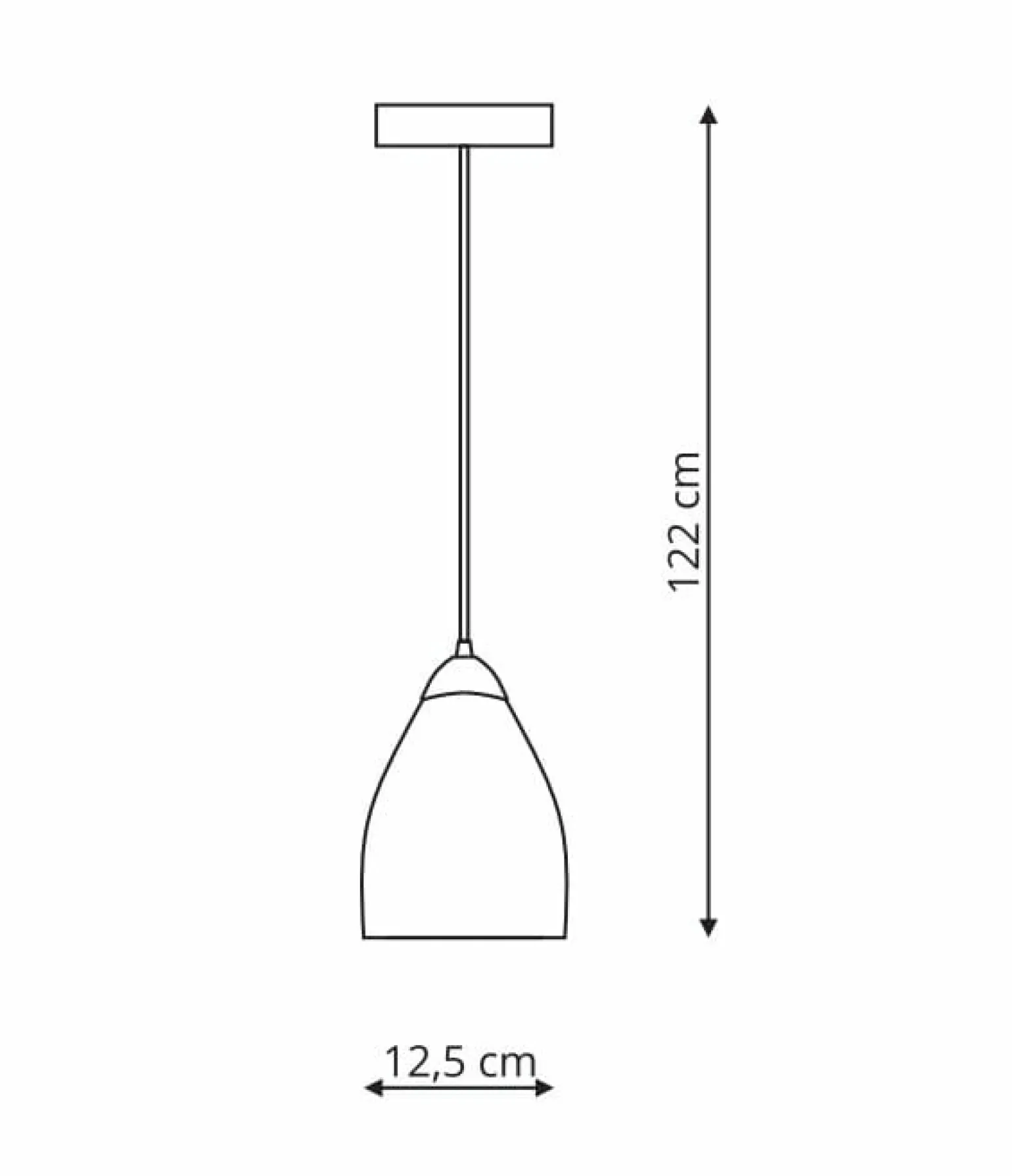 Flash Sale Lampa wisząca z podwójnym kloszem LP-567/1P DYM NIKI | Kaja Żyrandole Nowoczesne